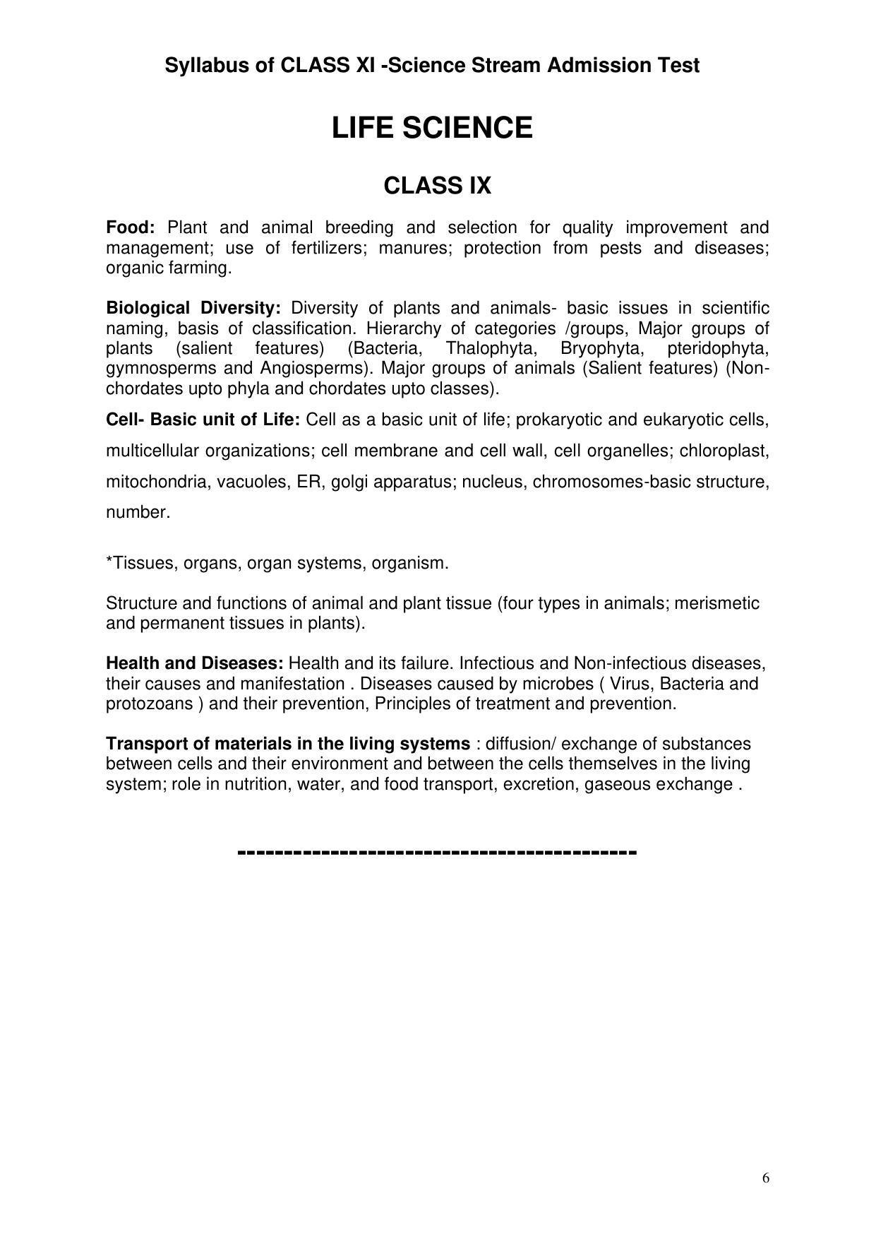 AMU Entrance Exam: Diploma in Engg. Syllabus - Page 6