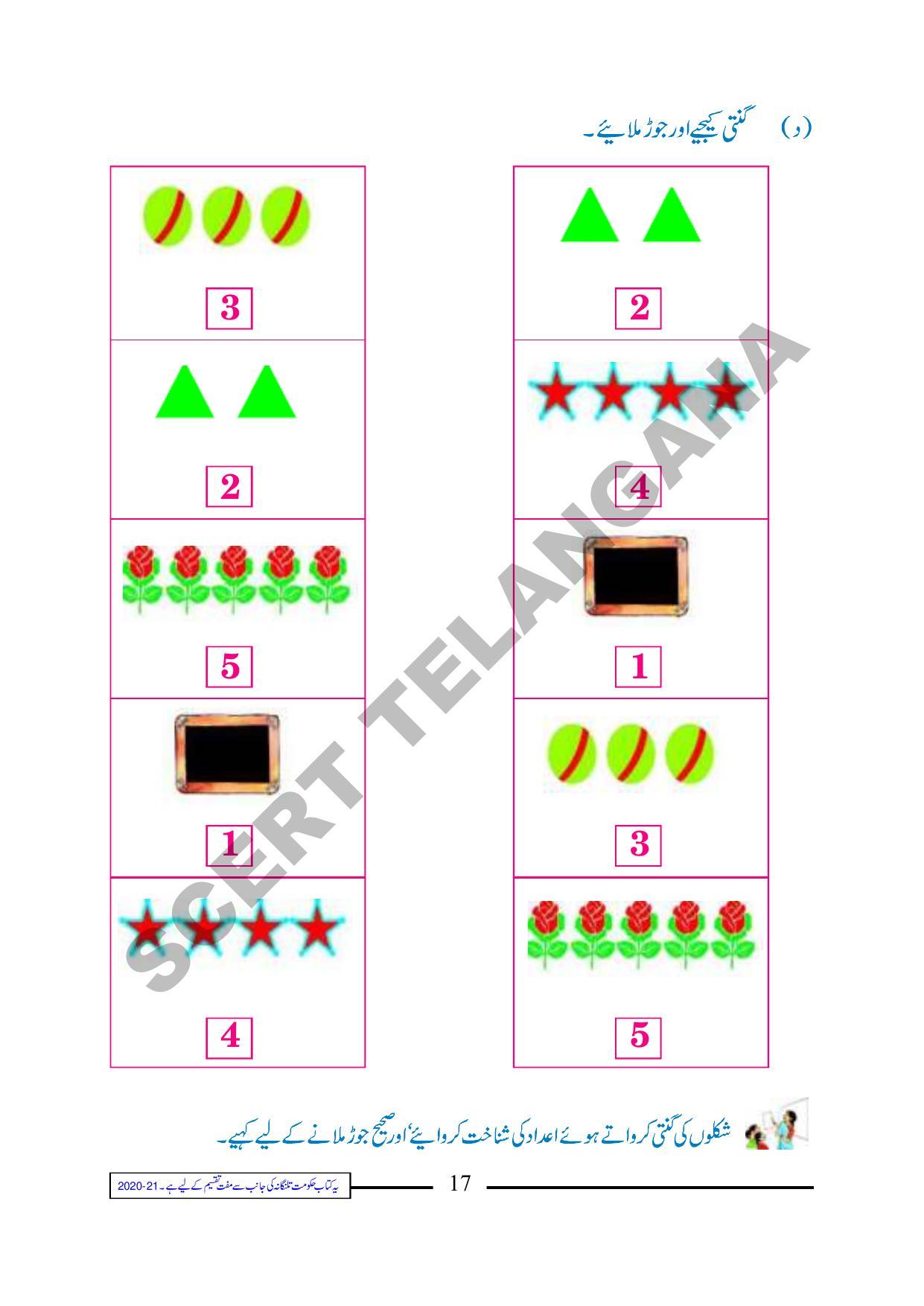 TS SCERT Class 1 Maths (Urdu Medium) Text Book - Page 29