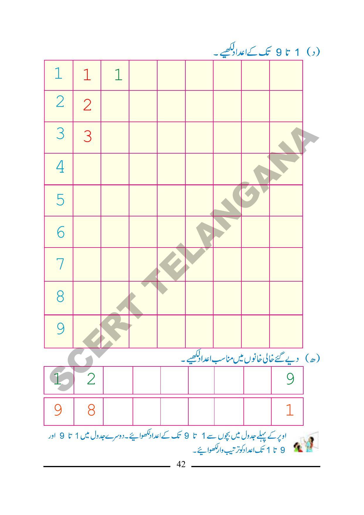 TS SCERT Class 1 Maths (Urdu Medium) Text Book - Page 54