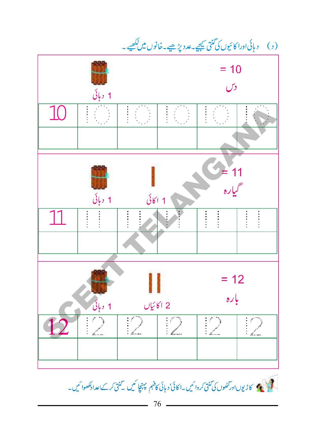 TS SCERT Class 1 Maths (Urdu Medium) Text Book - Page 88