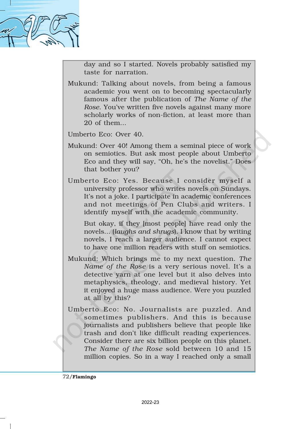 NCERT Book for Class 12 English Chapter 7 The Interview - Page 5