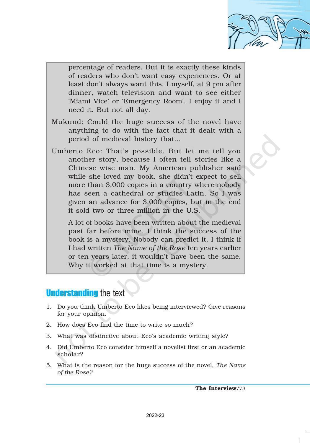 NCERT Book for Class 12 English Chapter 7 The Interview - Page 6