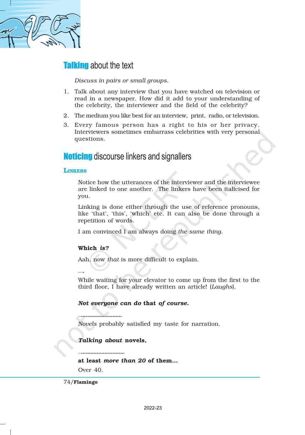 NCERT Book for Class 12 English Chapter 7 The Interview - Page 7