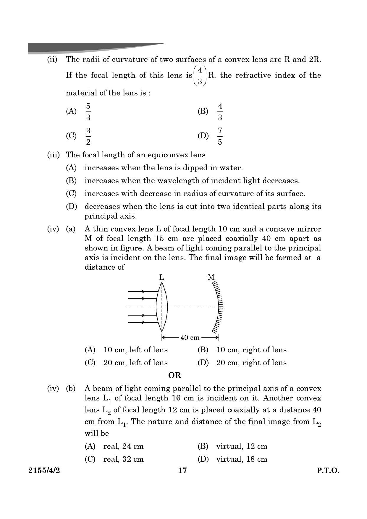CBSE Class 12 55-4-2 Physics 2024 Question Paper - Page 17
