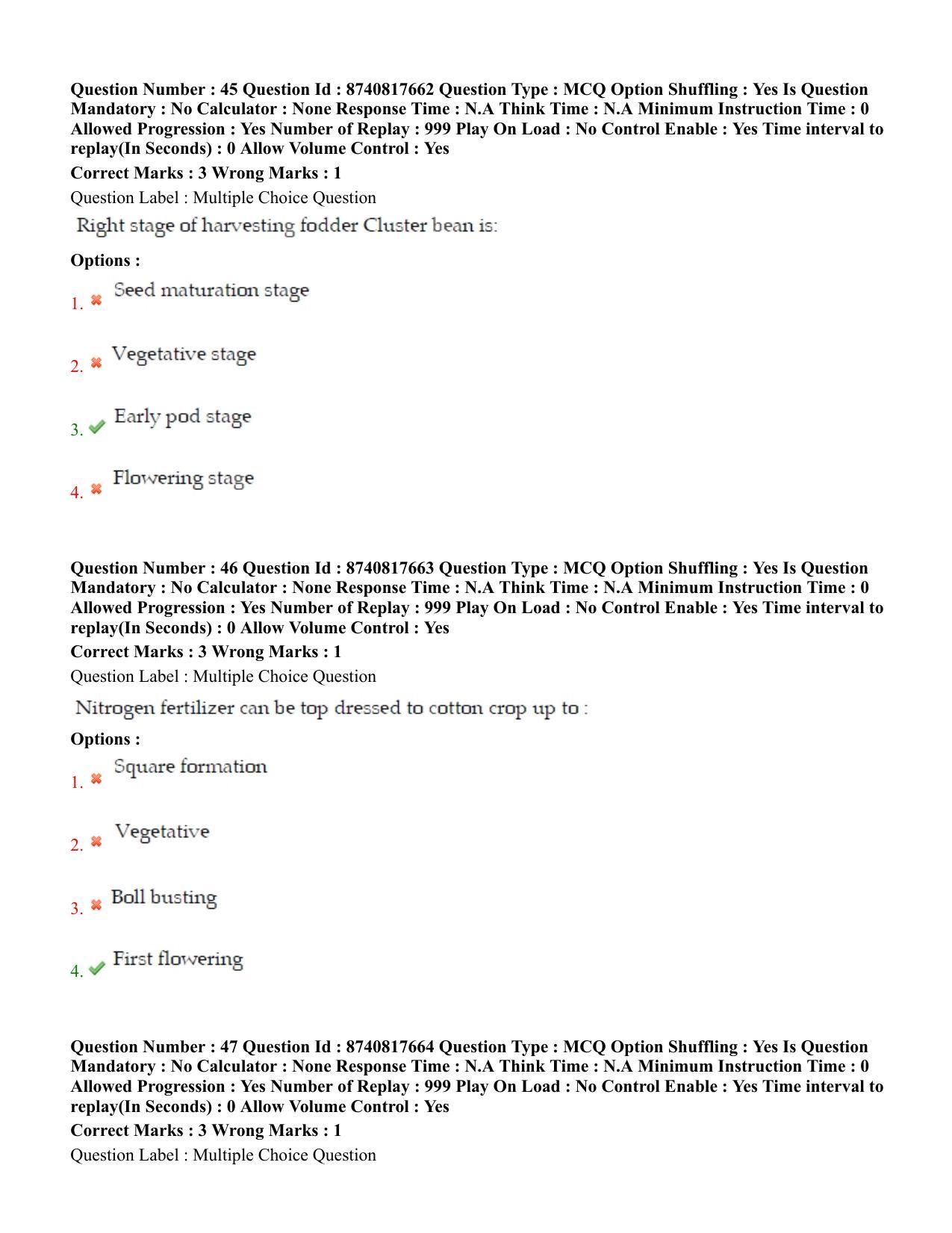 BHU RET Agronomy 2020 Question Pape - Page 30