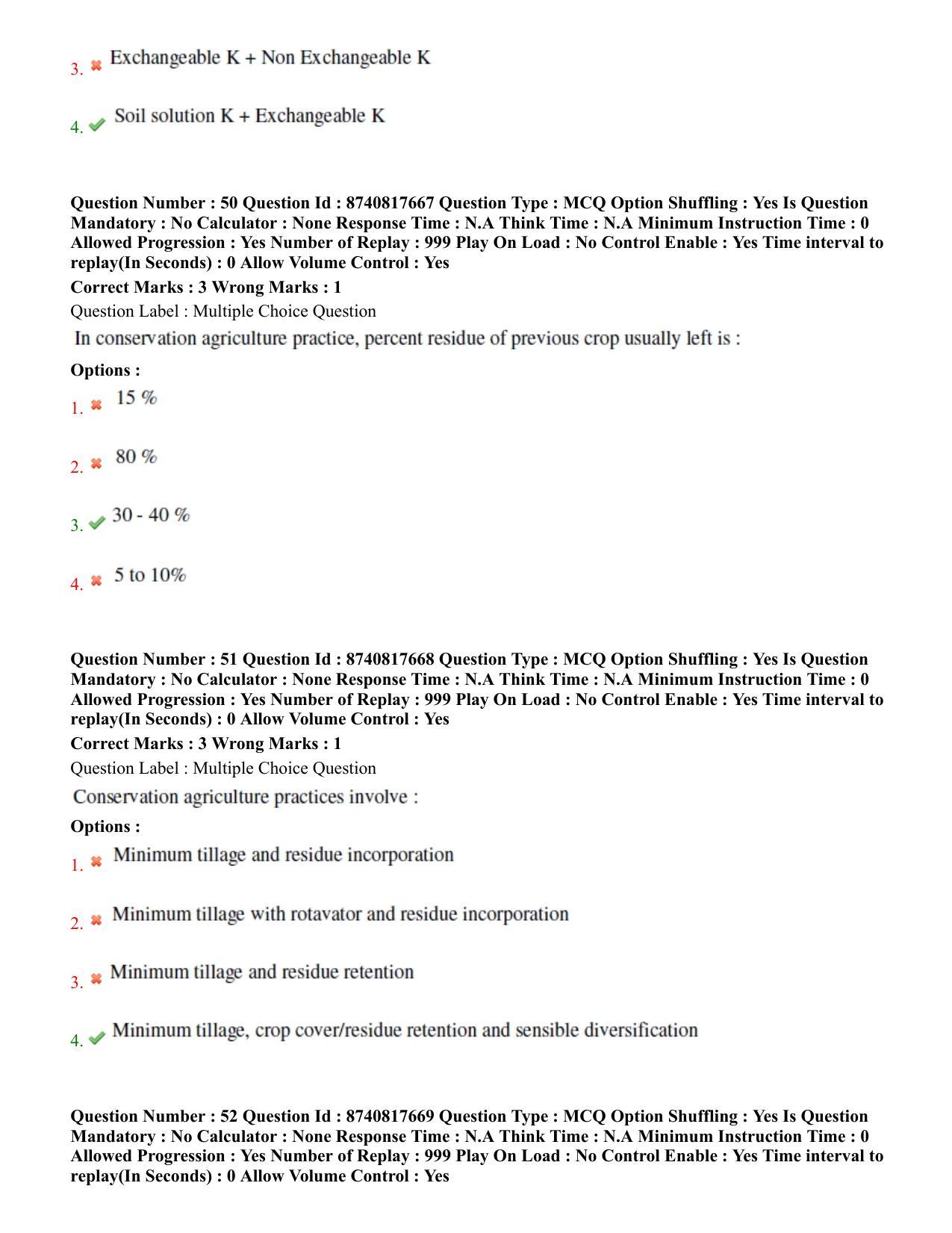 BHU RET Agronomy 2020 Question Pape - Page 32