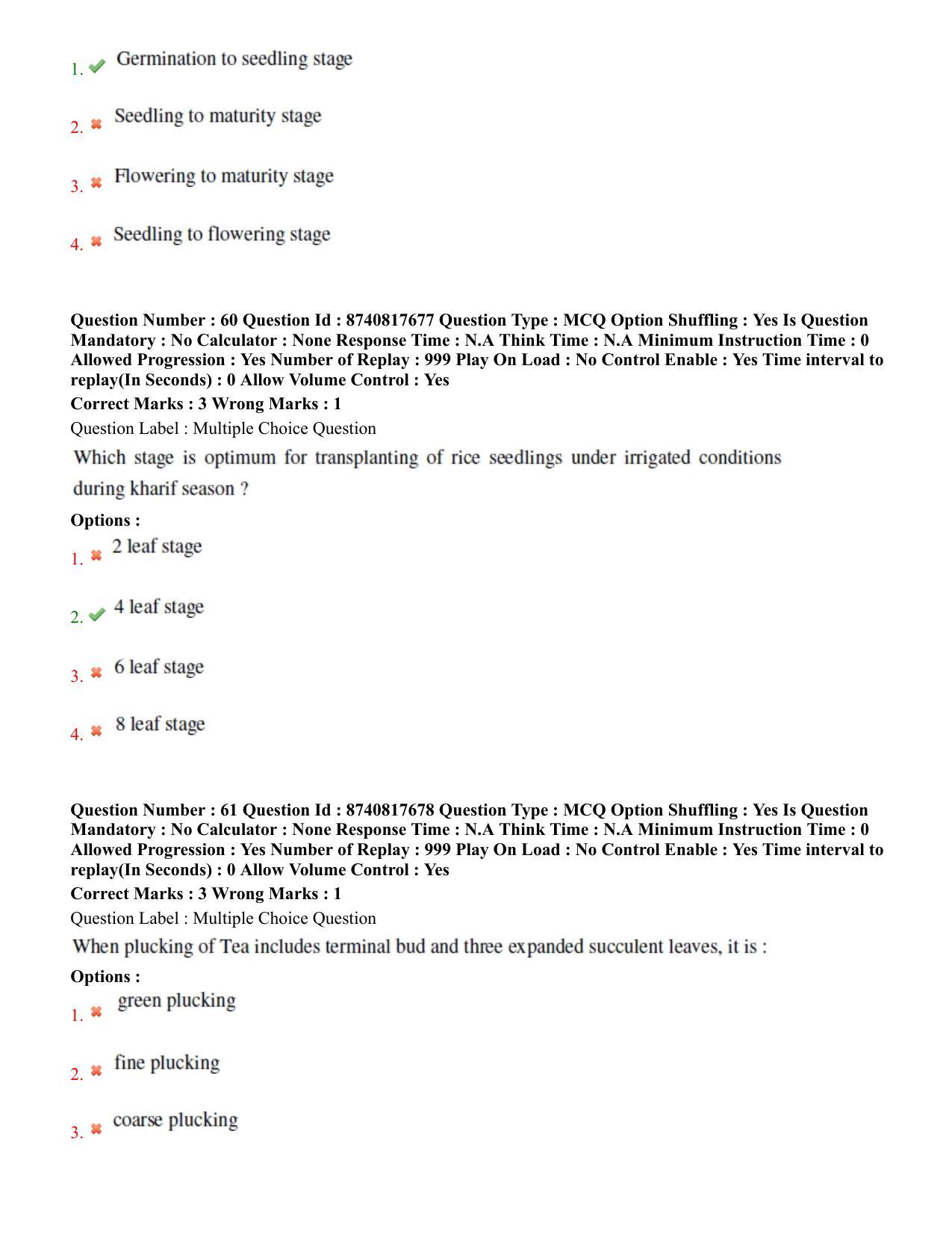 BHU RET Agronomy 2020 Question Pape - Page 36