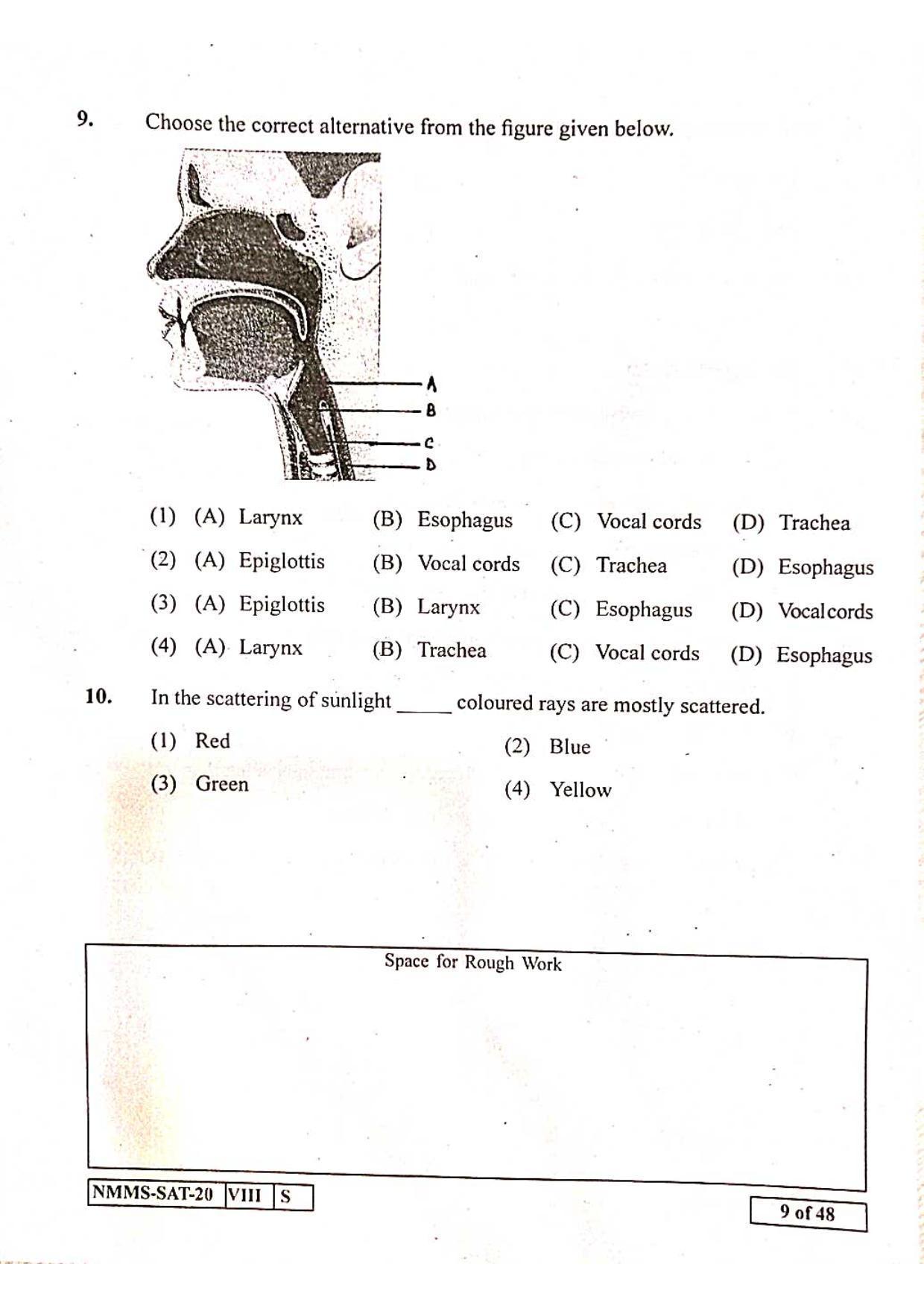 SAT MARATHI 2020-21 Class 8 Maharashtra NMMS Question Papers - Page 9