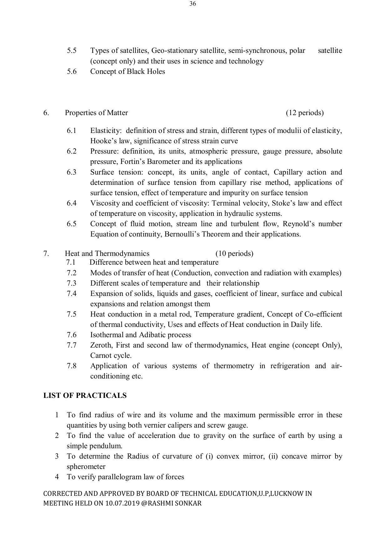 EFFECTIVE FROM JULY 2019-20 - SIX SEMESTER DIPLOMA COURSE IN ELECTRICAL ENGINEERING - Page 36