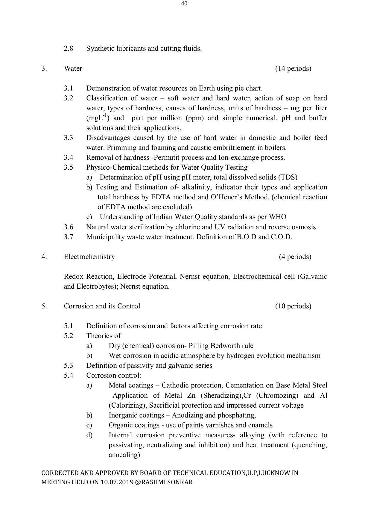EFFECTIVE FROM JULY 2019-20 - SIX SEMESTER DIPLOMA COURSE IN ELECTRICAL ENGINEERING - Page 40