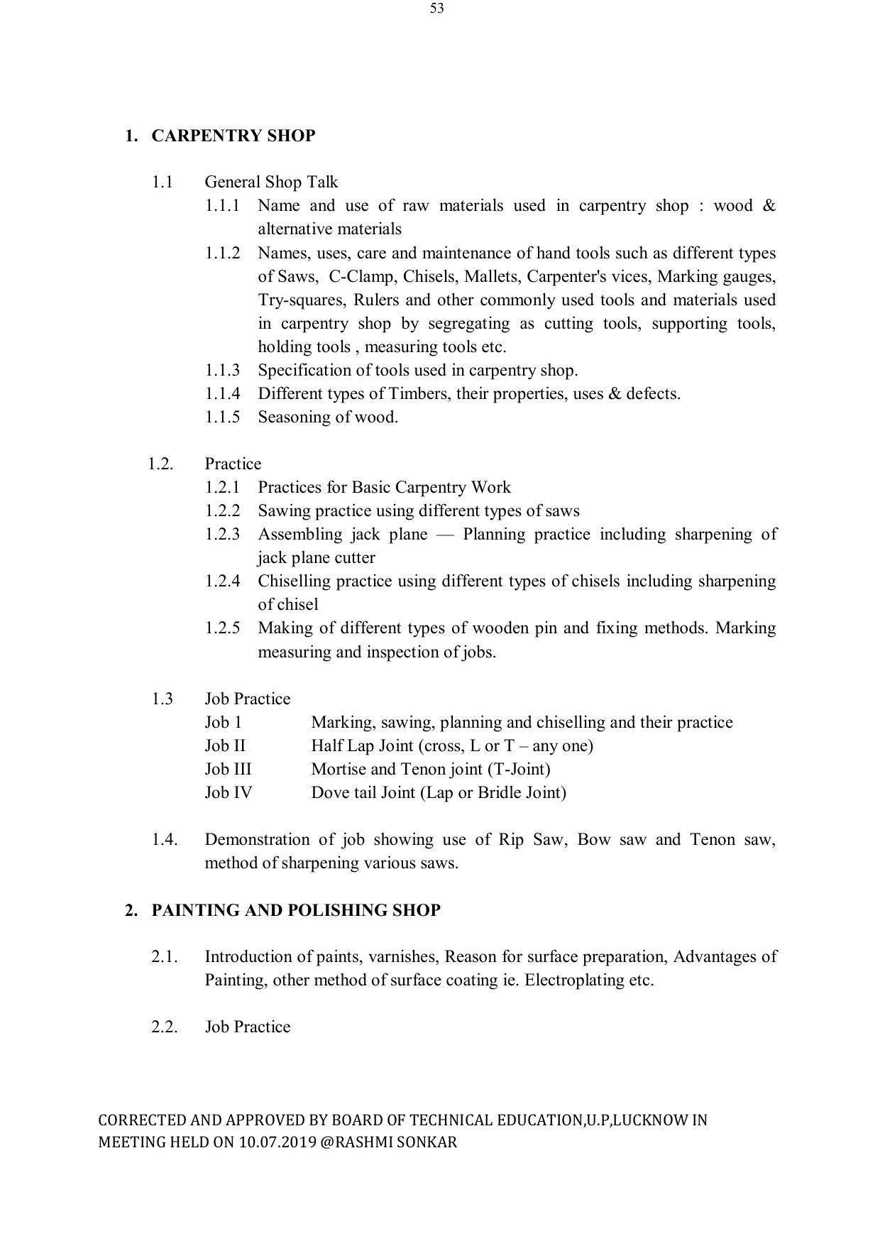 EFFECTIVE FROM JULY 2019-20 - SIX SEMESTER DIPLOMA COURSE IN ELECTRICAL ENGINEERING - Page 53
