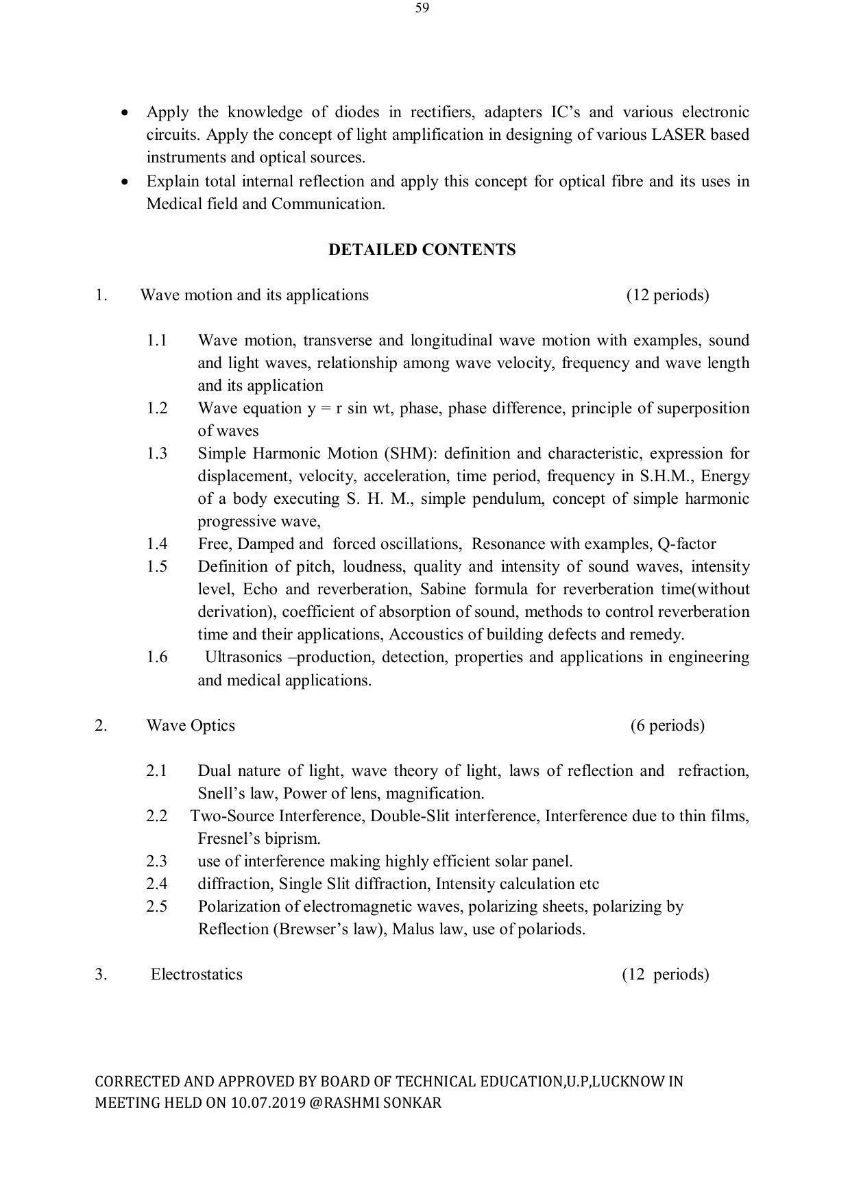 EFFECTIVE FROM JULY 2019-20 - SIX SEMESTER DIPLOMA COURSE IN ELECTRICAL ENGINEERING - Page 59