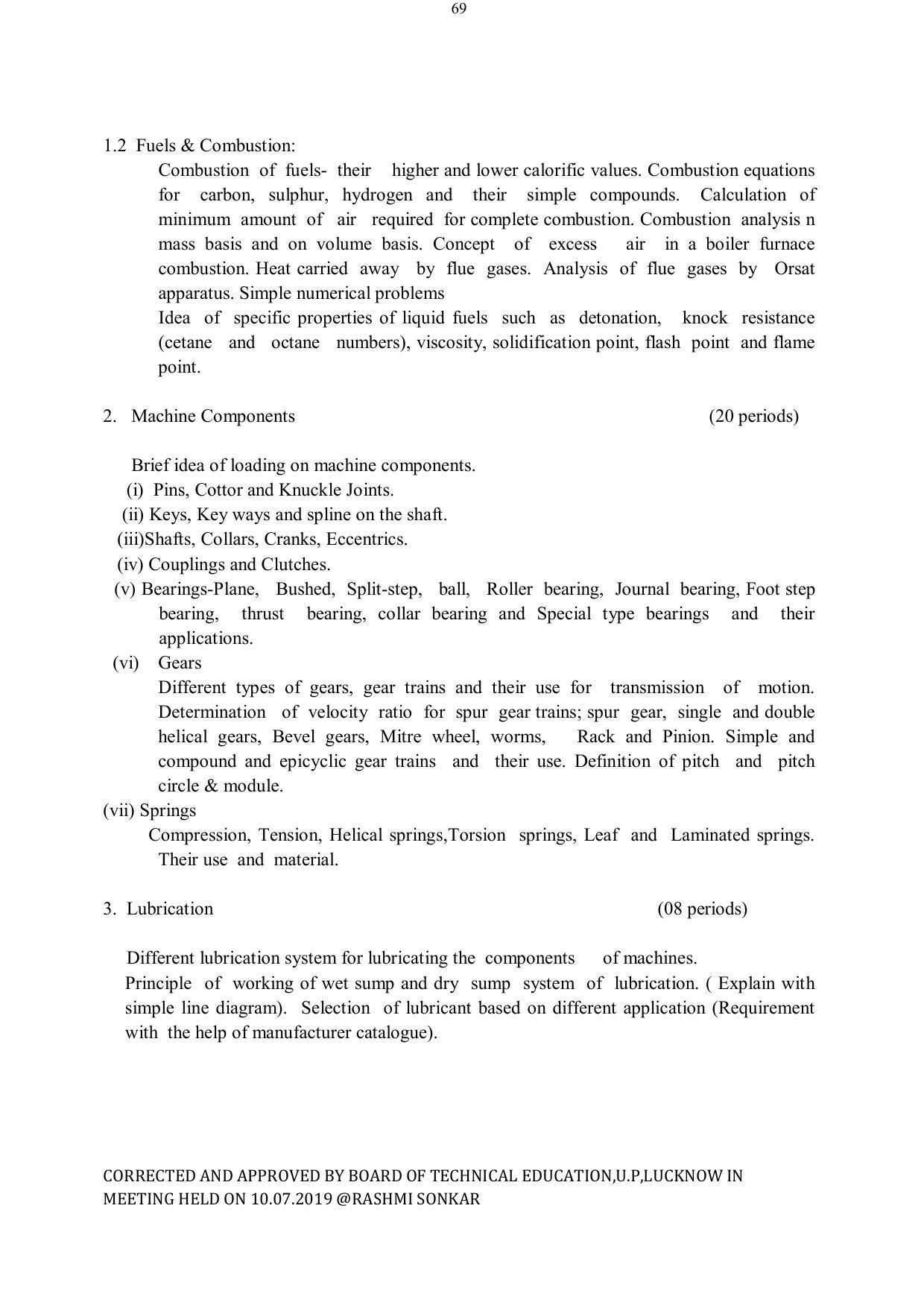 EFFECTIVE FROM JULY 2019-20 - SIX SEMESTER DIPLOMA COURSE IN ELECTRICAL ENGINEERING - Page 69