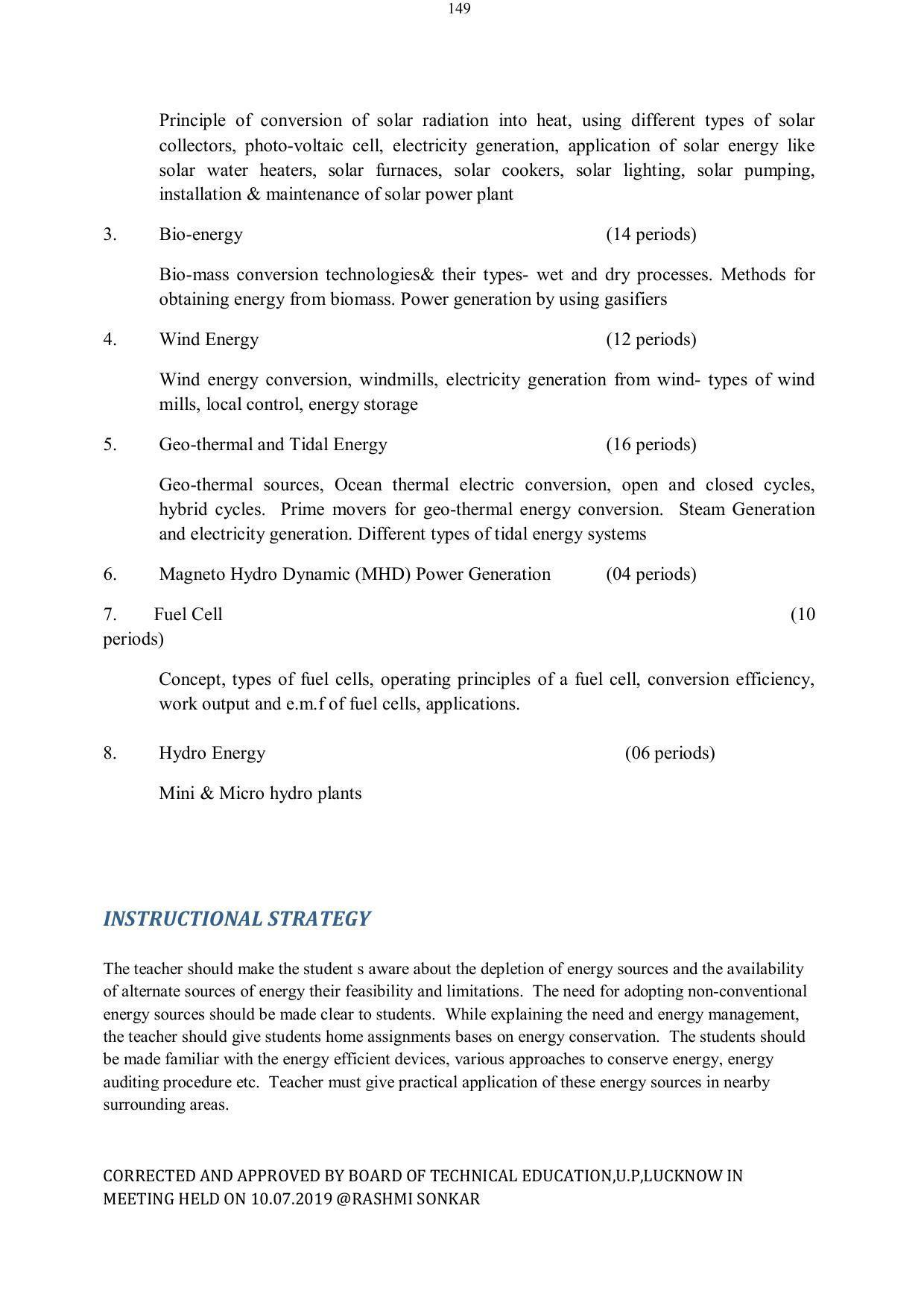 EFFECTIVE FROM JULY 2019-20 - SIX SEMESTER DIPLOMA COURSE IN ELECTRICAL ENGINEERING - Page 149