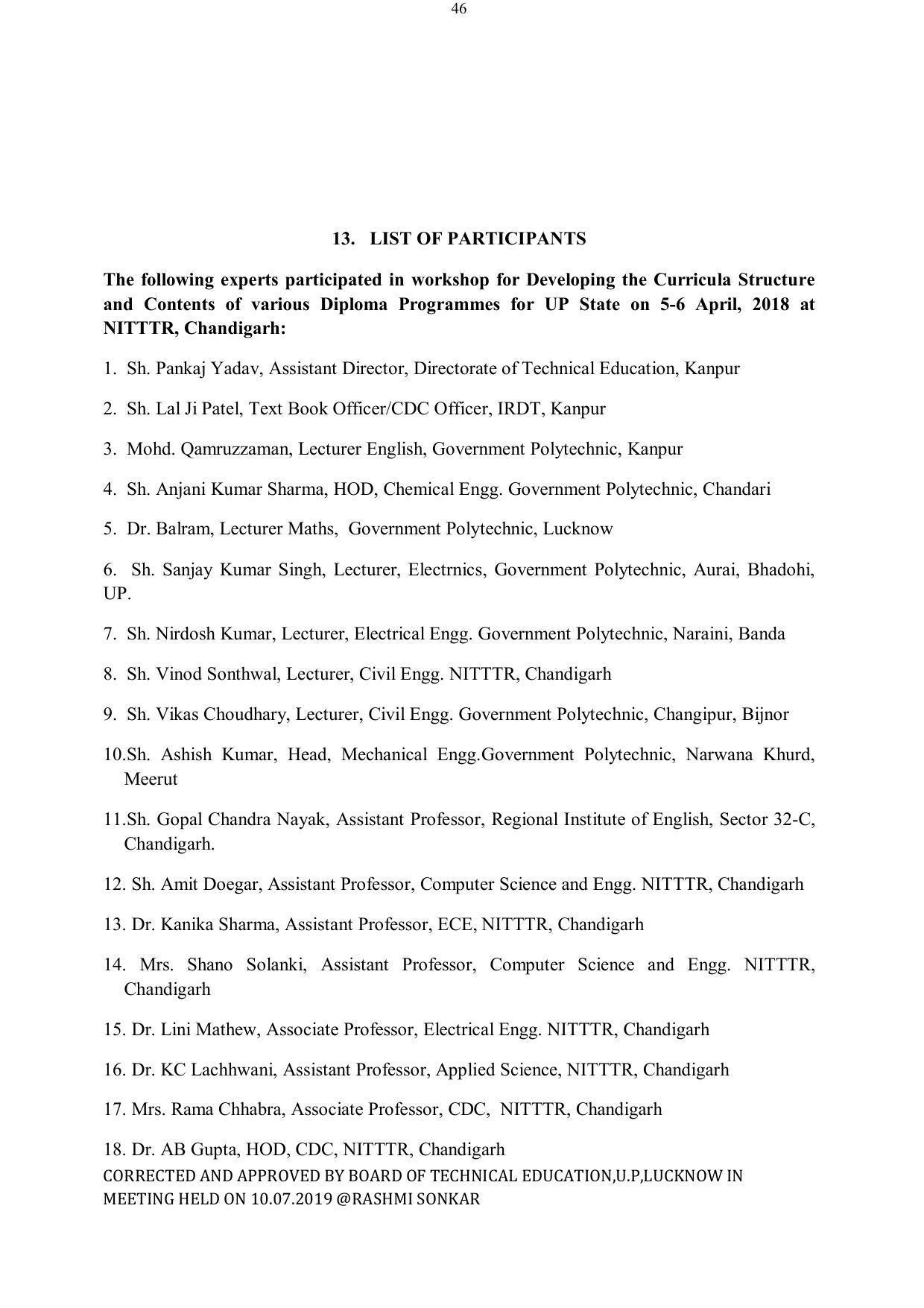 EFFECTIVE FROM JULY 2019-20 - SIX SEMESTER DIPLOMA COURSE IN ELECTRICAL ENGINEERING - Page 222