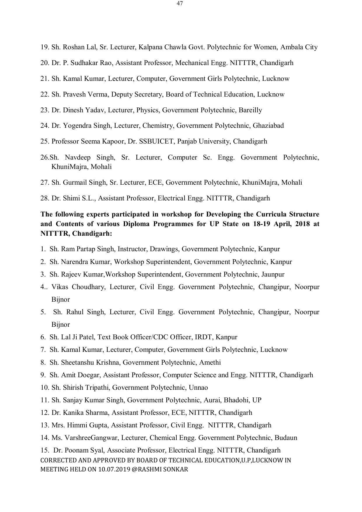 EFFECTIVE FROM JULY 2019-20 - SIX SEMESTER DIPLOMA COURSE IN ELECTRICAL ENGINEERING - Page 223
