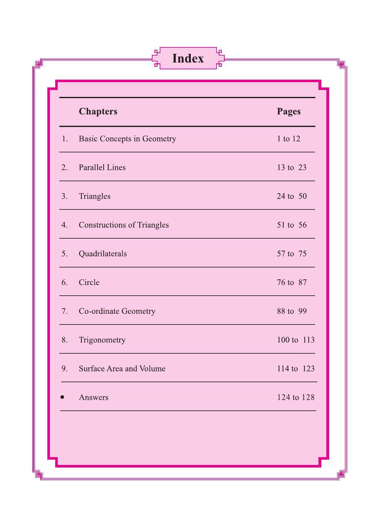 Maharashtra Board Class 9 Maths (Part 2) Textbook - Page 10