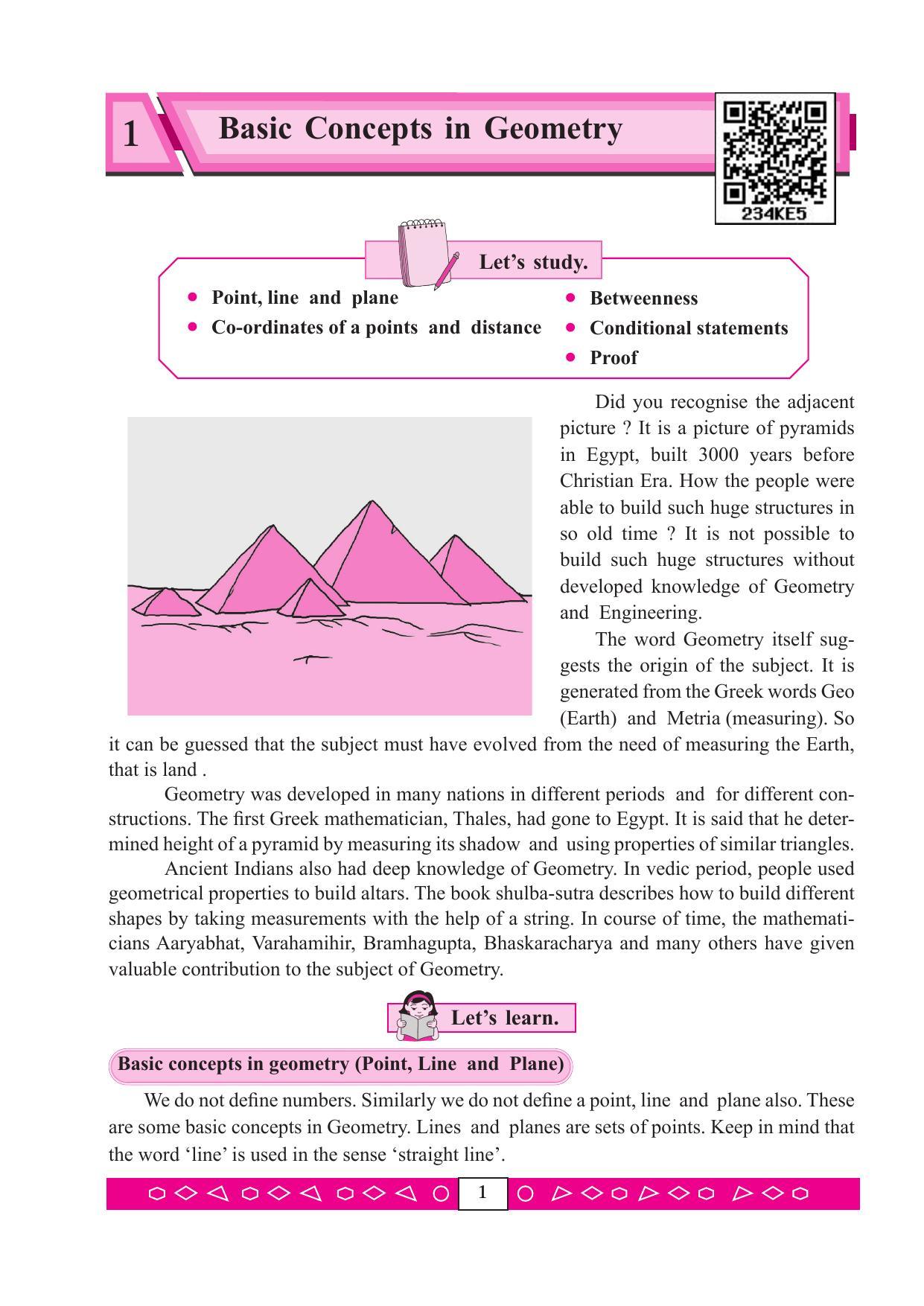 Maharashtra Board Class 9 Maths (Part 2) Textbook - Page 11