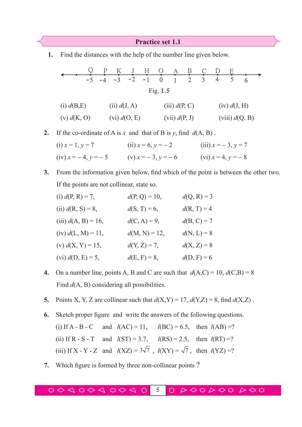 Maharashtra Board Class 9 Maths (Part 2) Textbook - Page 15
