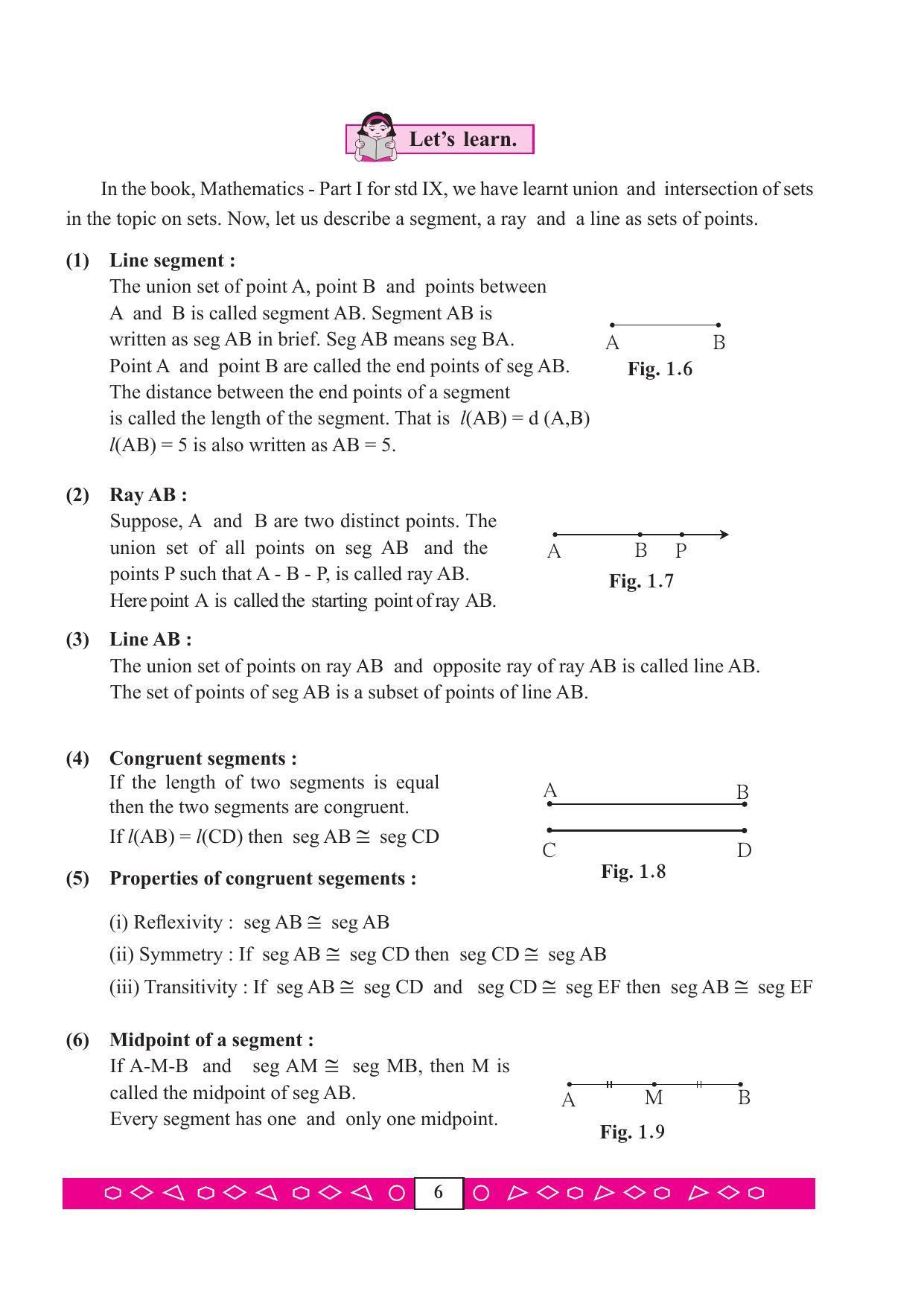 Maharashtra Board Class 9 Maths (Part 2) Textbook - Page 16