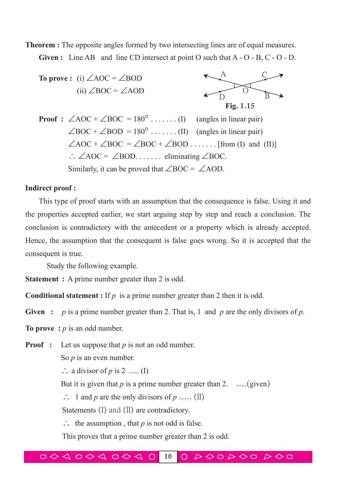 Maharashtra Board Class 9 Maths (Part 2) Textbook - Page 20