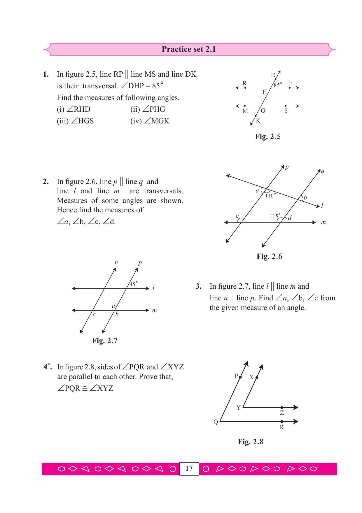 Maharashtra Board Class 9 Maths (Part 2) Textbook - Page 27