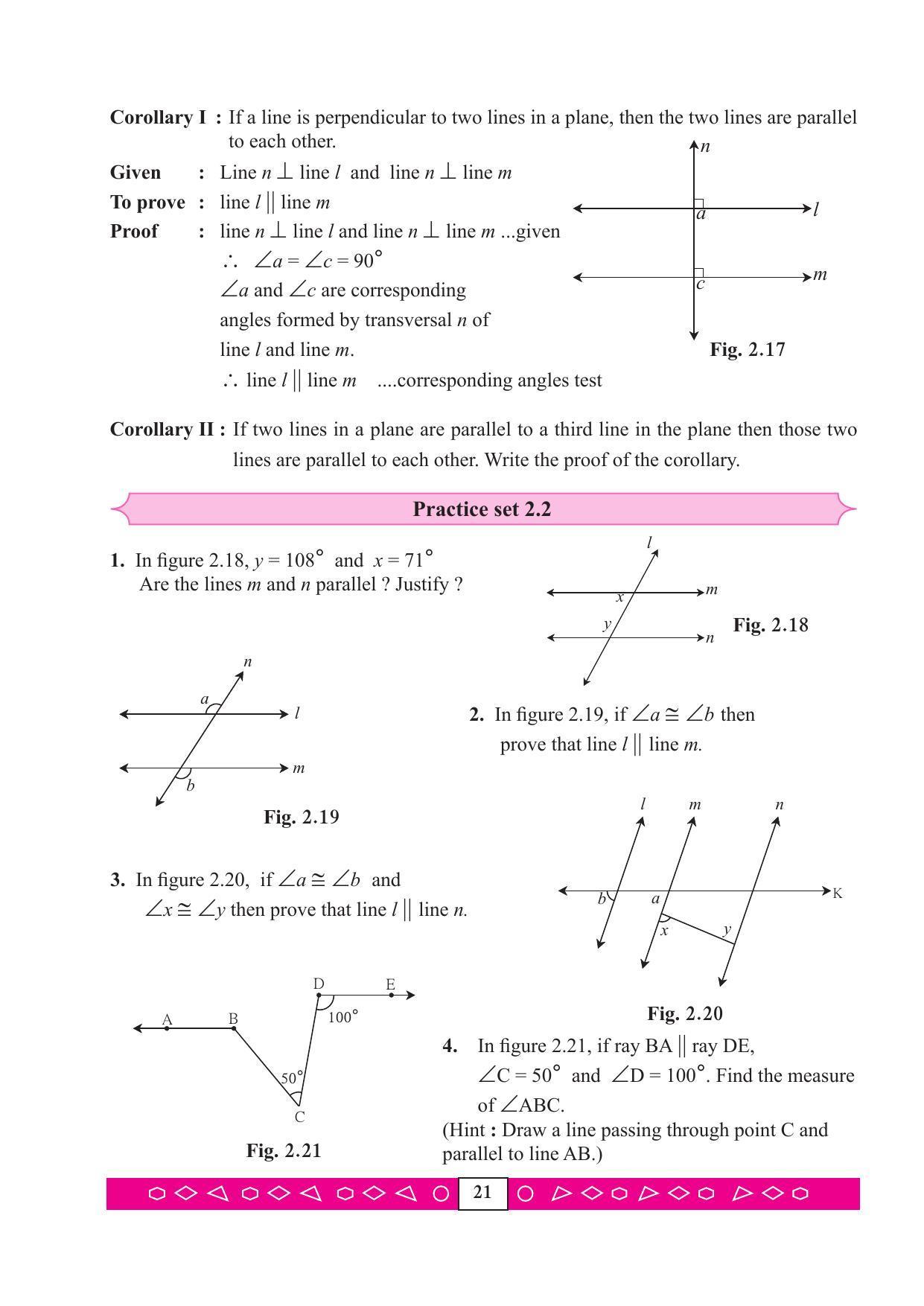 Maharashtra Board Class 9 Maths (Part 2) Textbook - Page 31