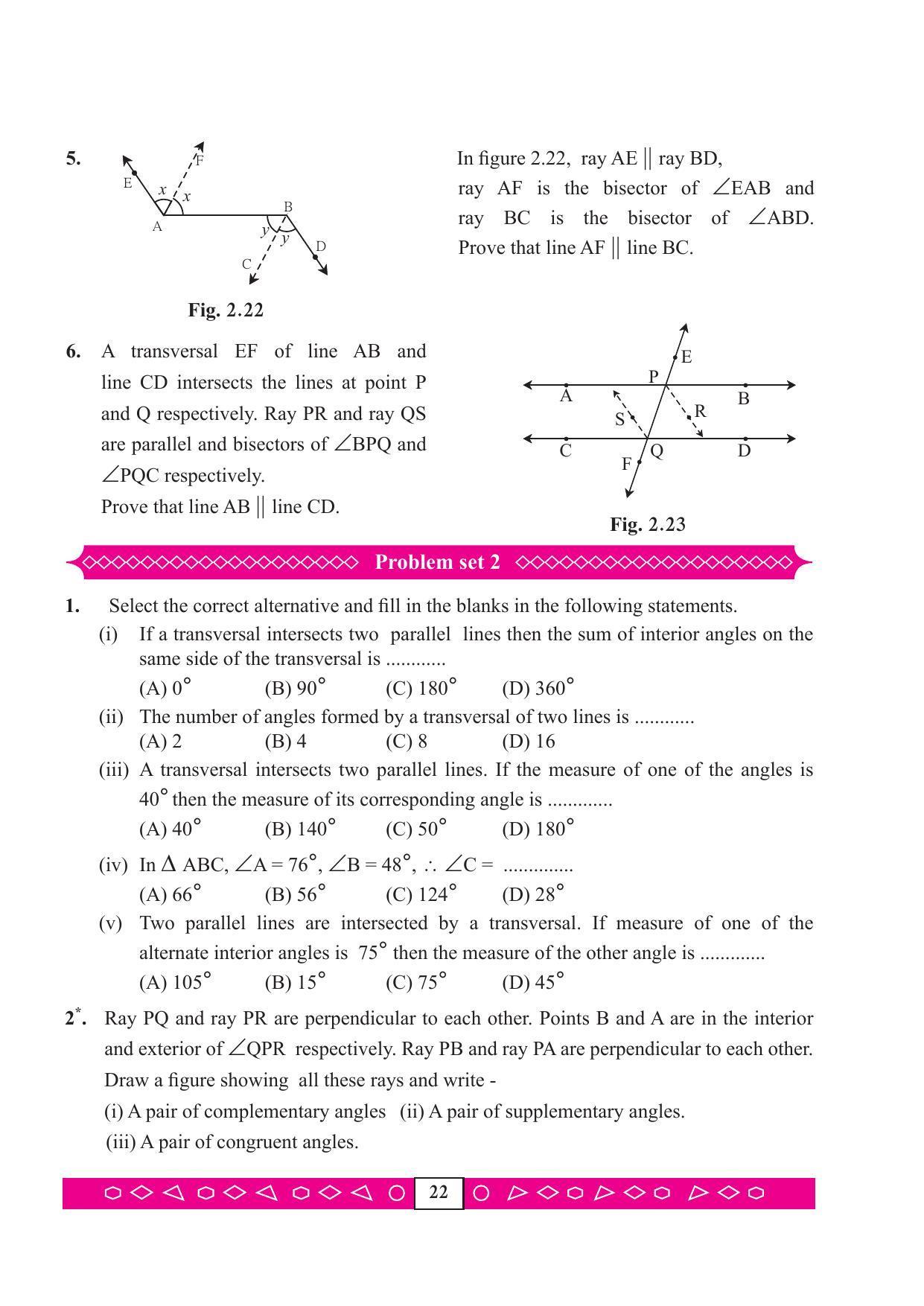 Maharashtra Board Class 9 Maths (Part 2) Textbook - Page 32