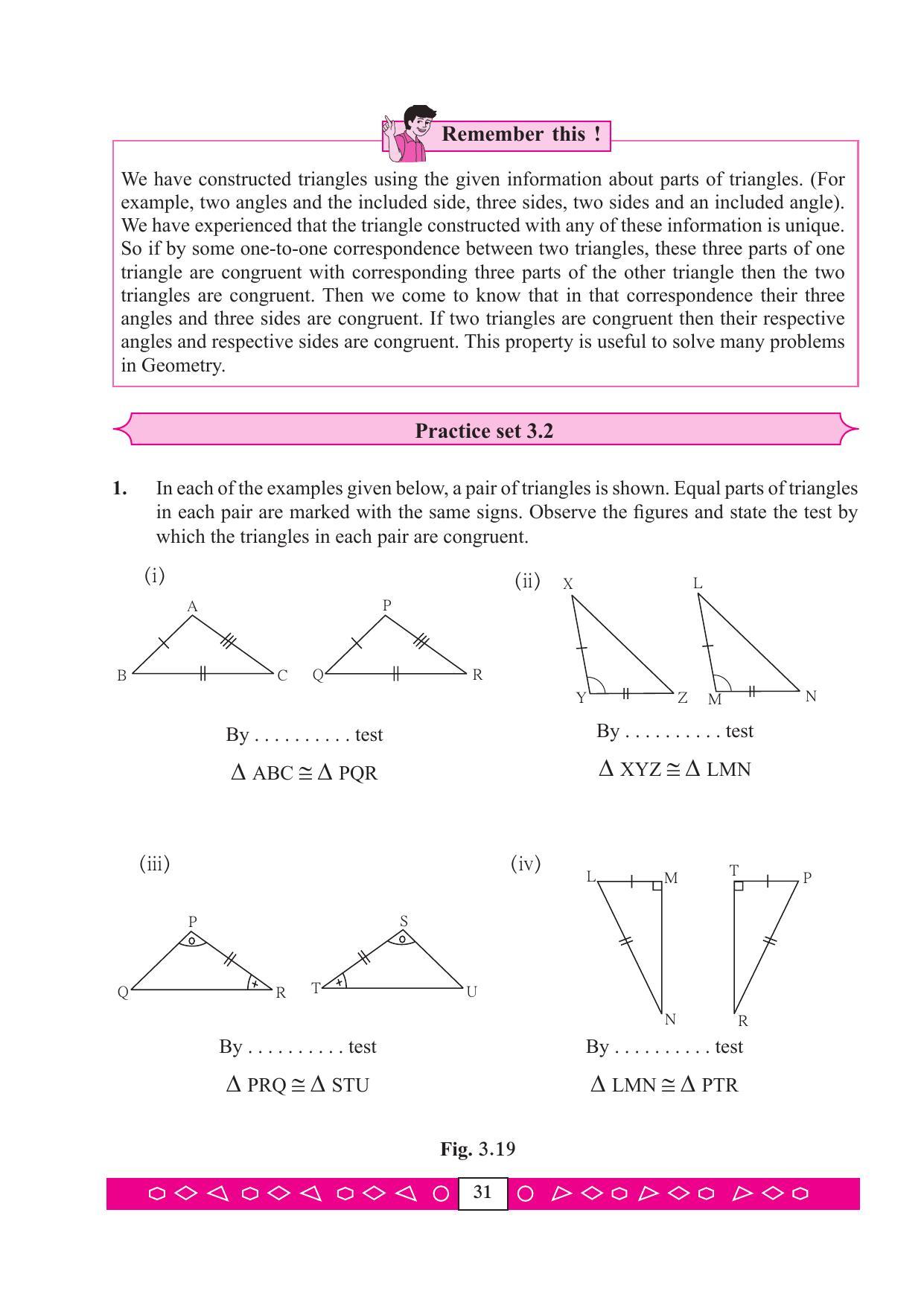 Maharashtra Board Class 9 Maths (Part 2) Textbook - Page 41