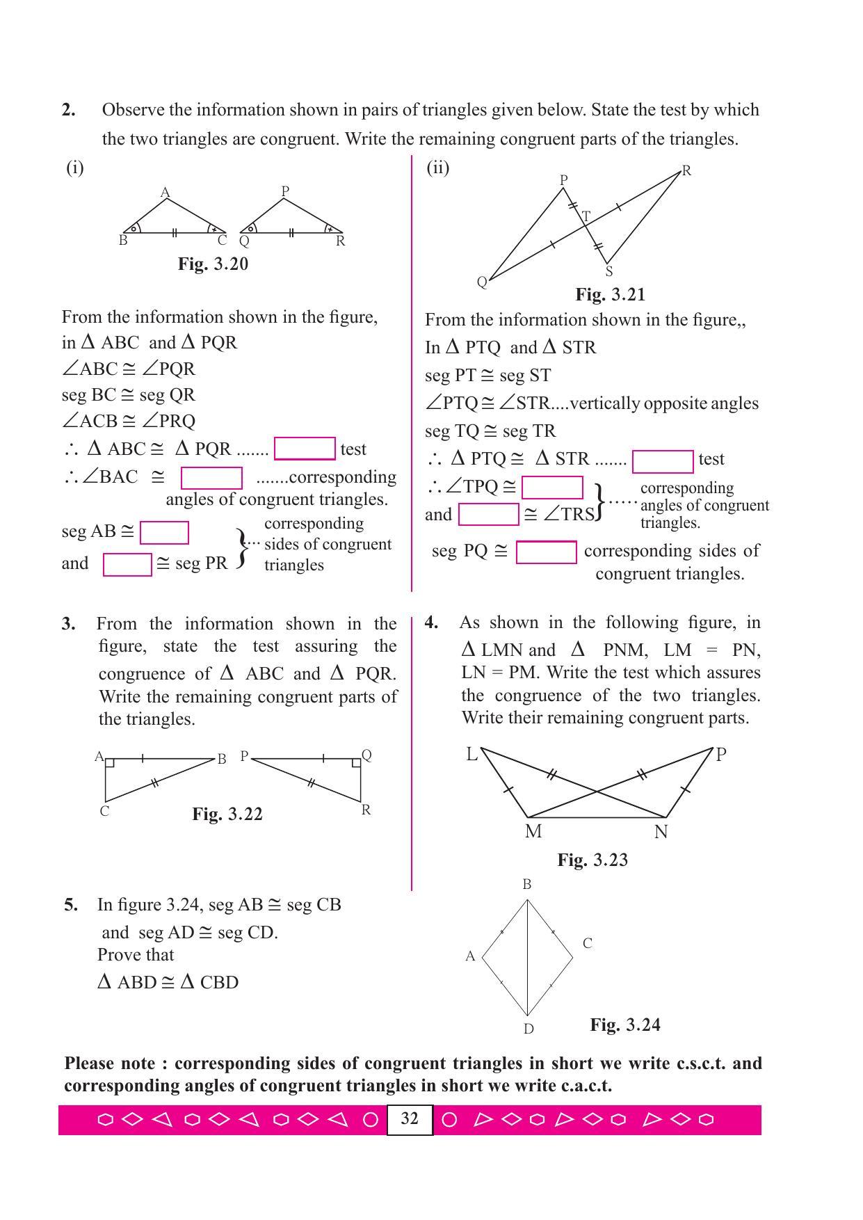 Maharashtra Board Class 9 Maths (Part 2) Textbook - Page 42