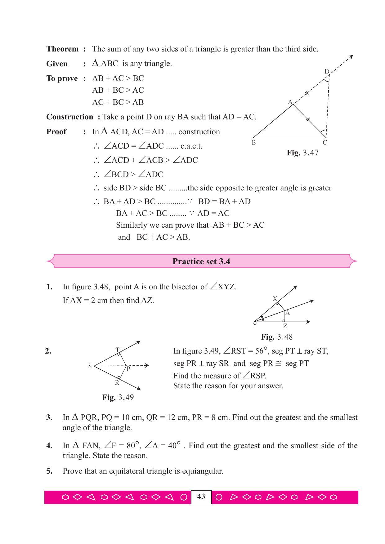 Maharashtra Board Class 9 Maths (Part 2) Textbook - Page 53