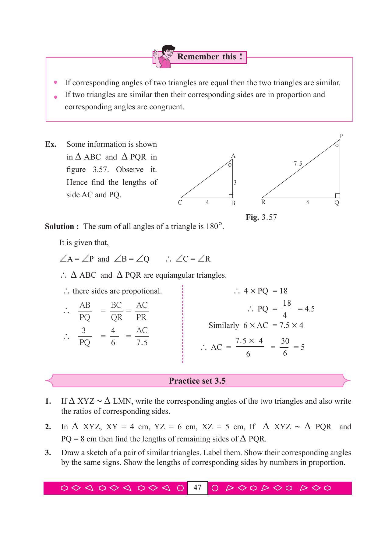 Maharashtra Board Class 9 Maths (Part 2) Textbook - Page 57