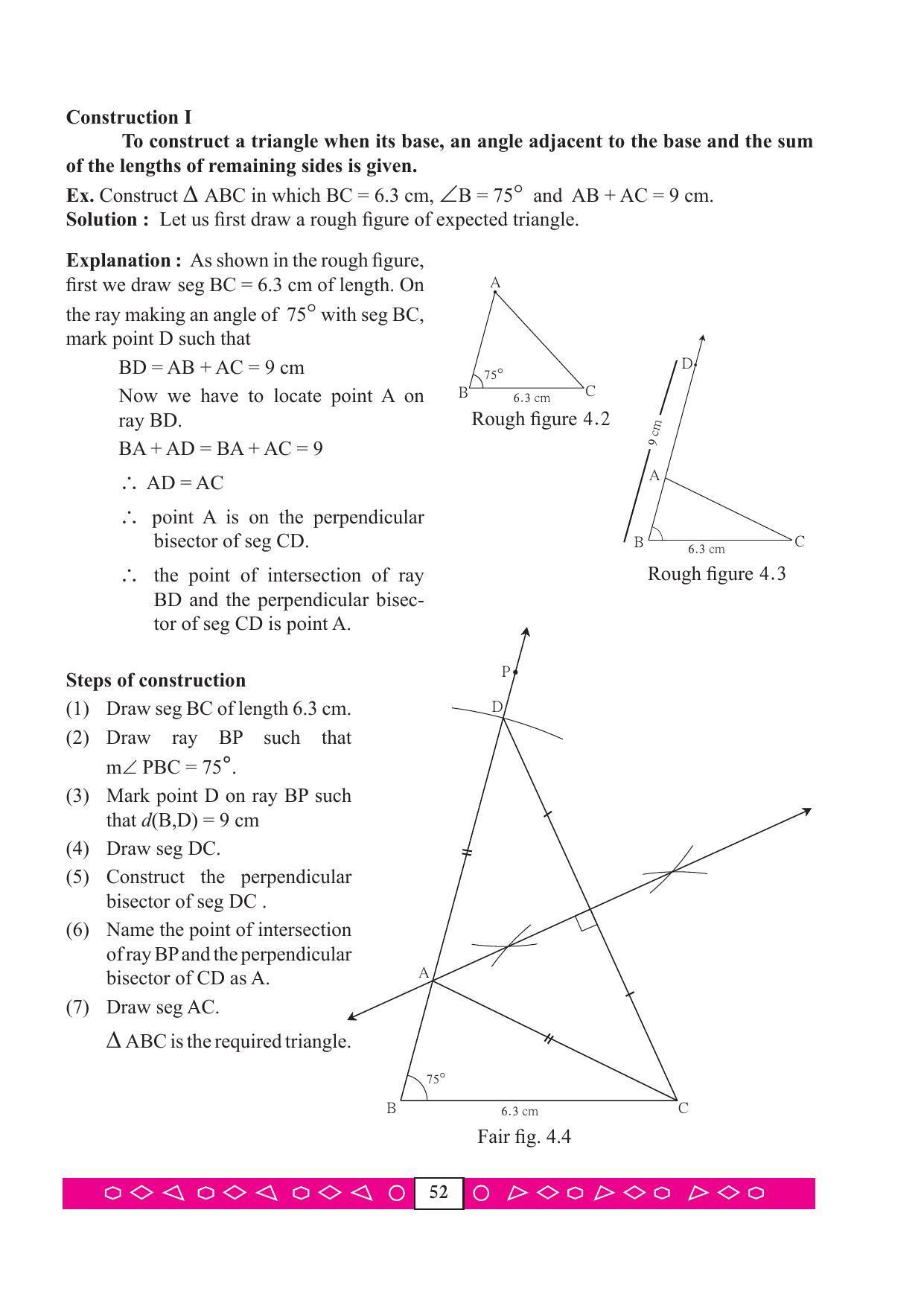 Maharashtra Board Class 9 Maths (Part 2) Textbook - Page 62