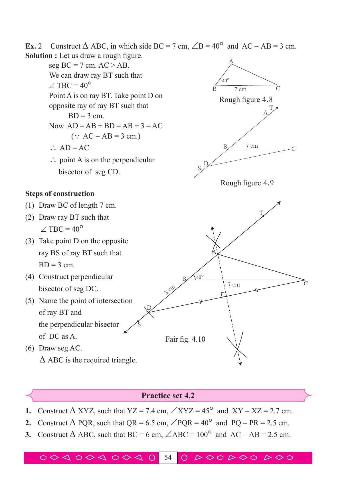 Maharashtra Board Class 9 Maths (Part 2) Textbook - Page 64