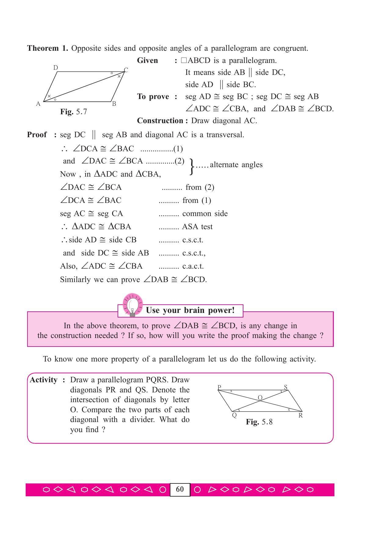Maharashtra Board Class 9 Maths (Part 2) Textbook - Page 70