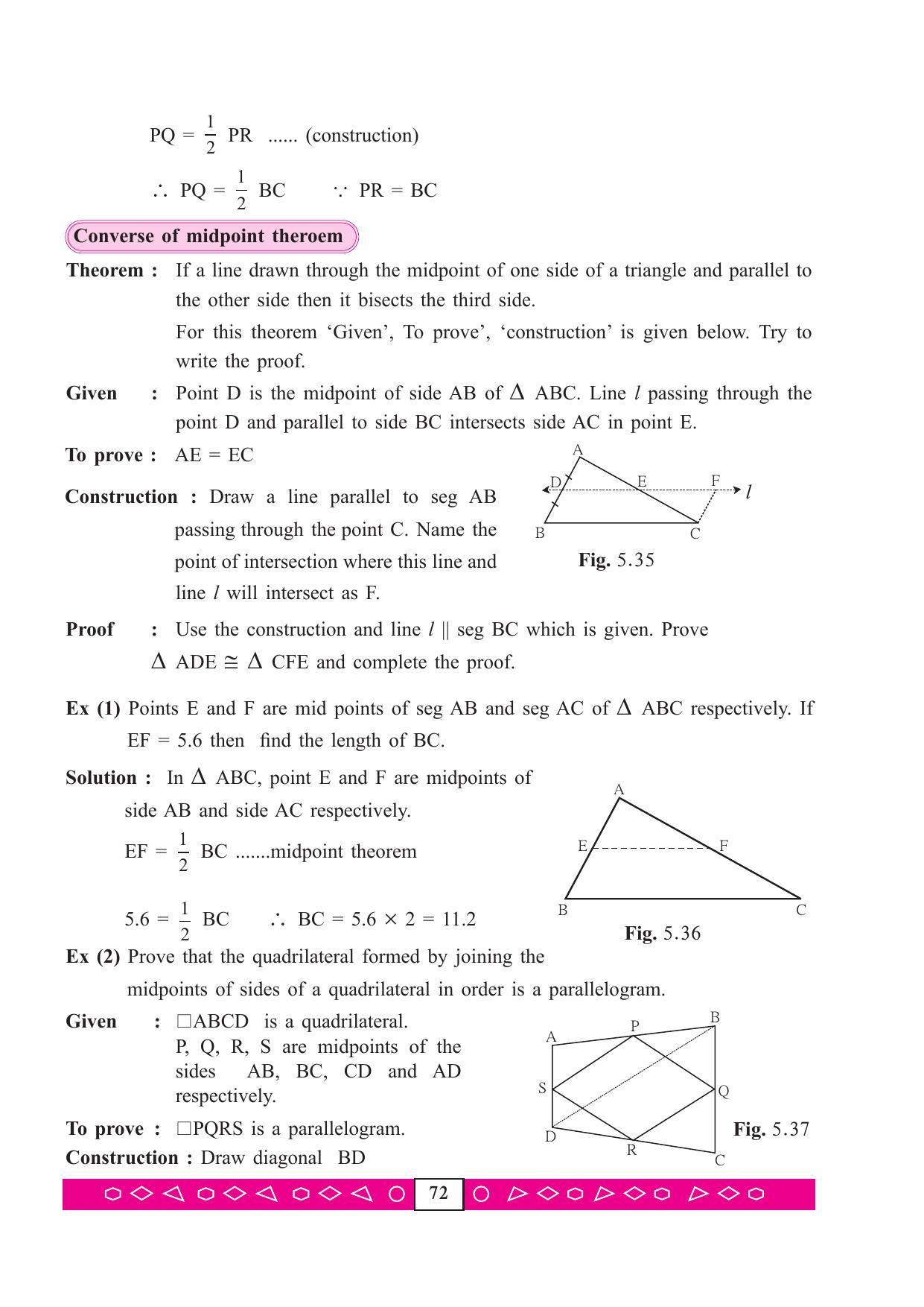 Maharashtra Board Class 9 Maths (Part 2) Textbook - Page 82