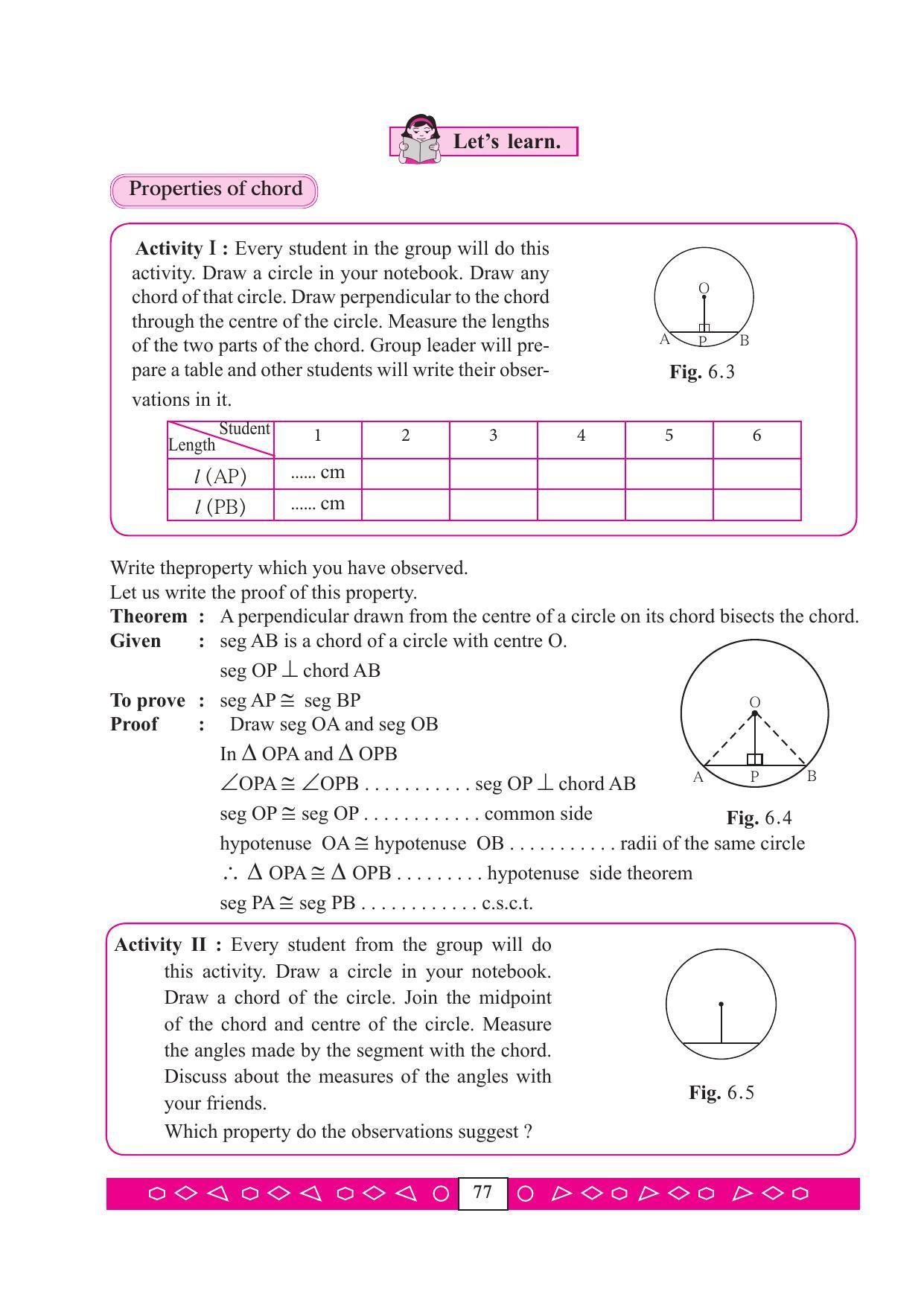 Maharashtra Board Class 9 Maths (Part 2) Textbook - Page 87