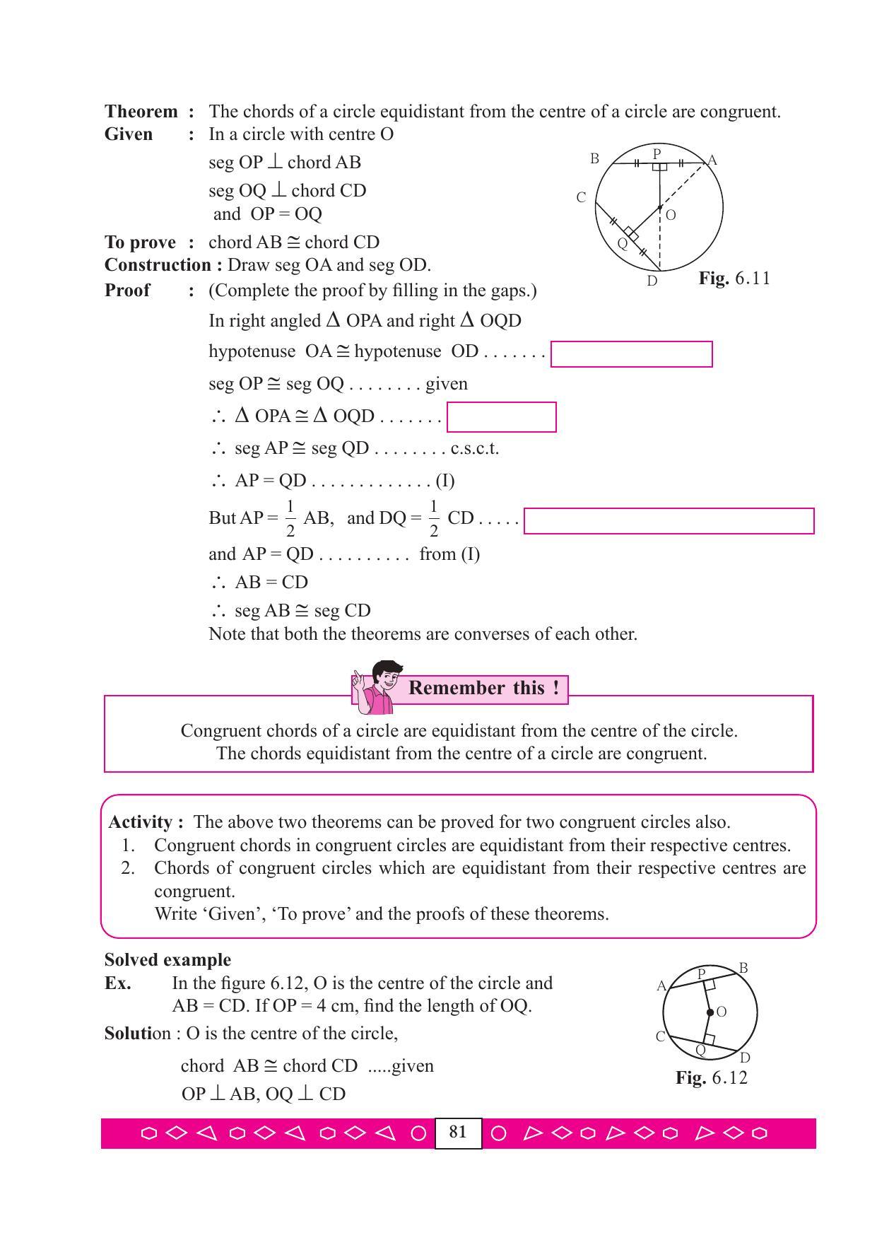 Maharashtra Board Class 9 Maths (Part 2) Textbook - Page 91
