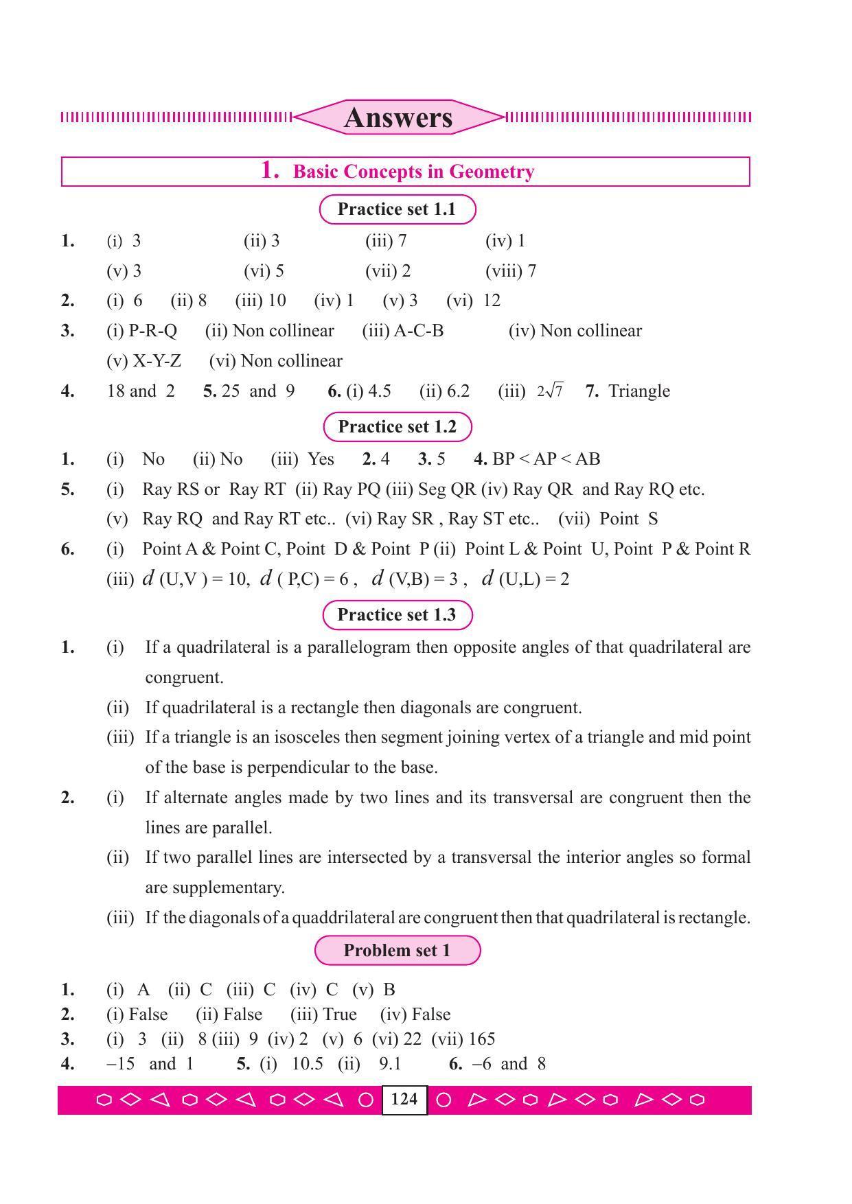 Maharashtra Board Class 9 Maths (Part 2) Textbook - Page 134