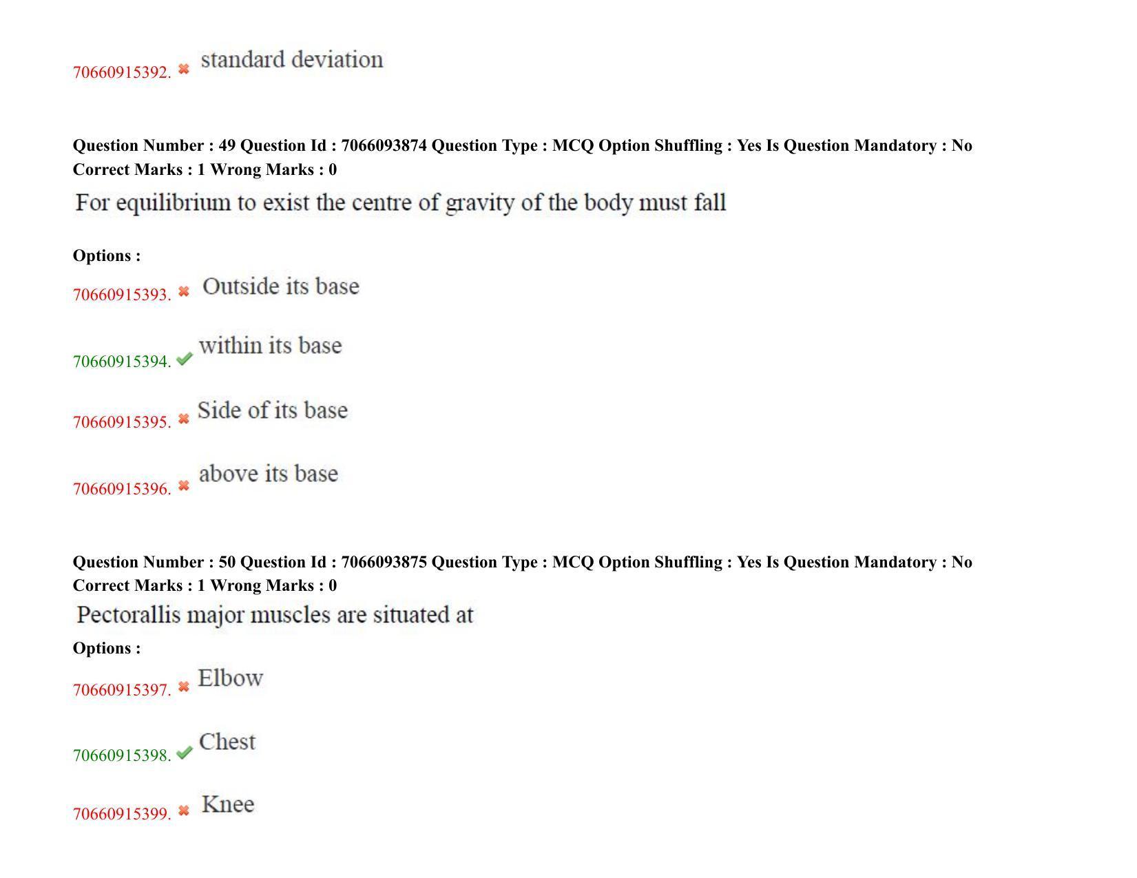 TS CPGET 2020 M.P.Ed. (Shift 2) Question Paper with Answer Key - Page 28