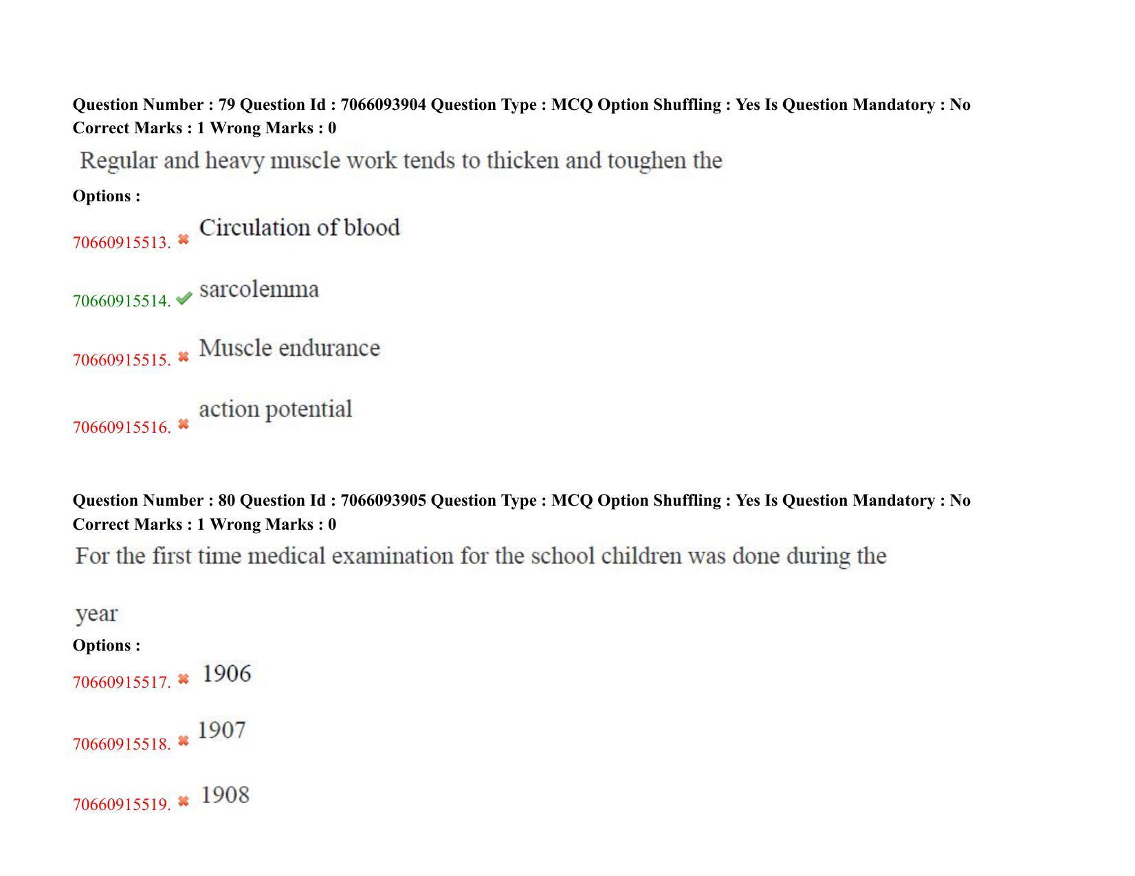 TS CPGET 2020 M.P.Ed. (Shift 2) Question Paper with Answer Key - Page 44
