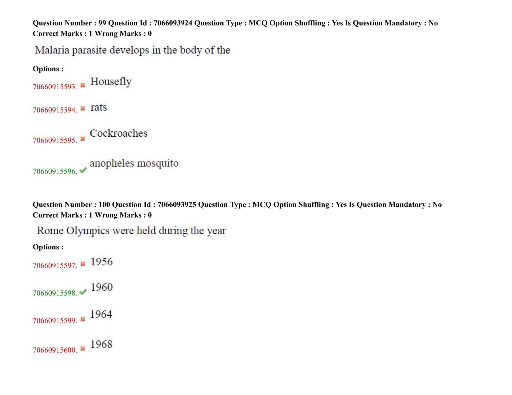 TS CPGET 2020 M.P.Ed. (Shift 2) Question Paper with Answer Key - Page 55