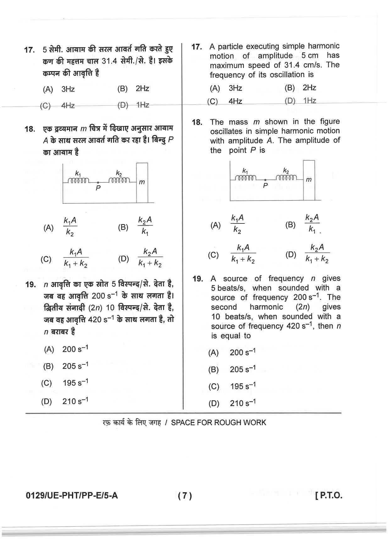 CG PPHT 2019 Question Paper - Page 7