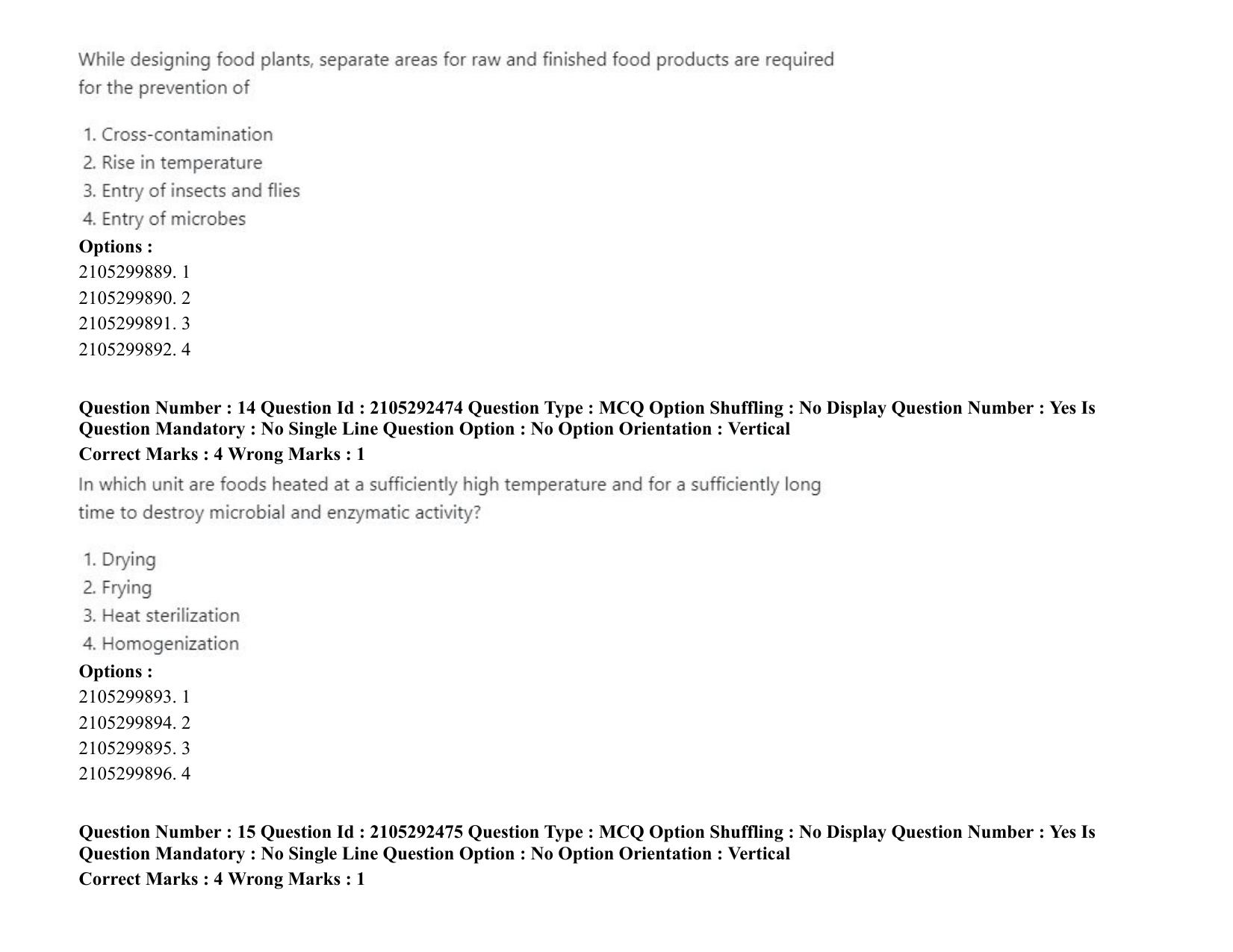 ICAR AIEEA PG 2020 FOOD SCIENCE TECHNOLOGY Question Paper - Page 8