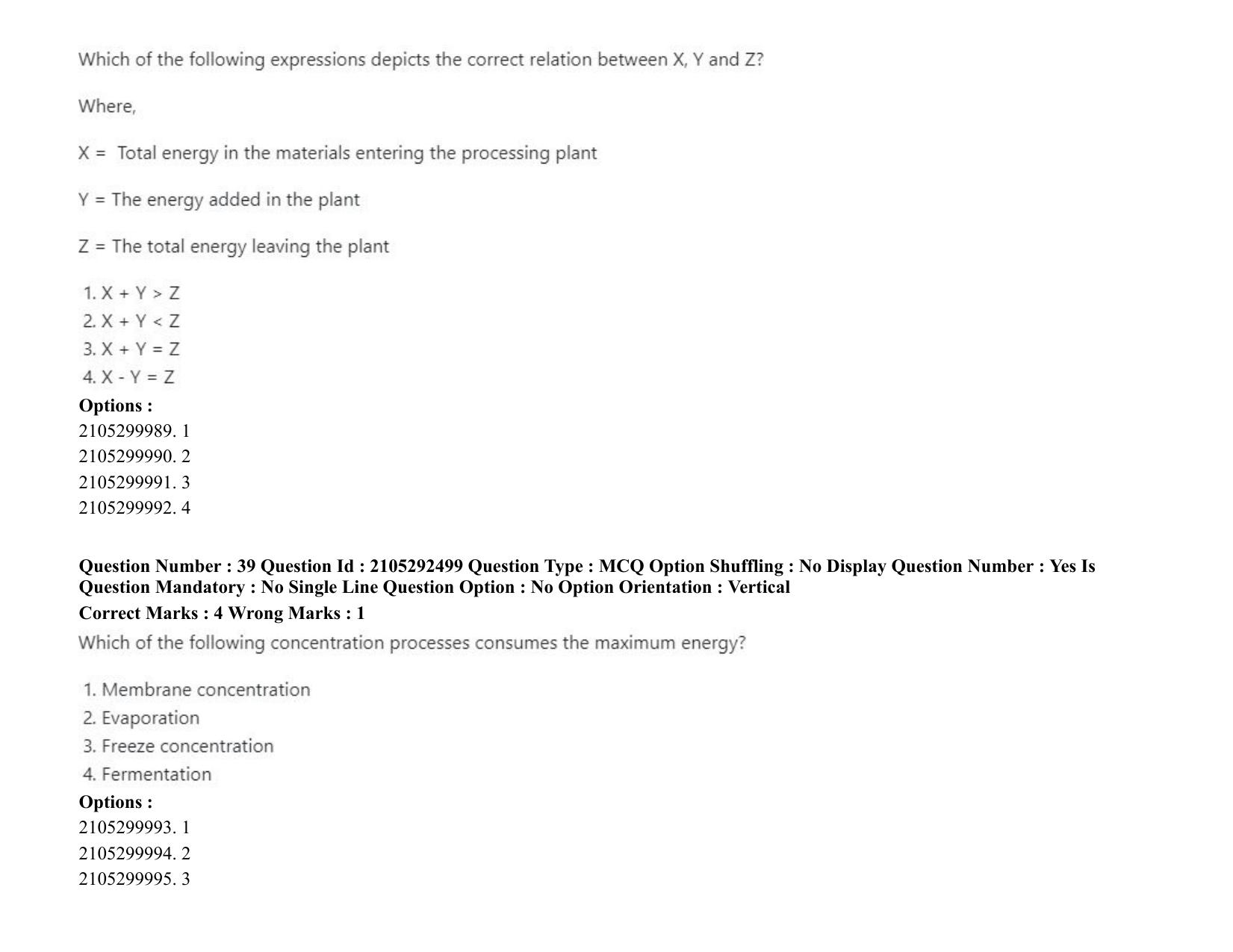 ICAR AIEEA PG 2020 FOOD SCIENCE TECHNOLOGY Question Paper - Page 21