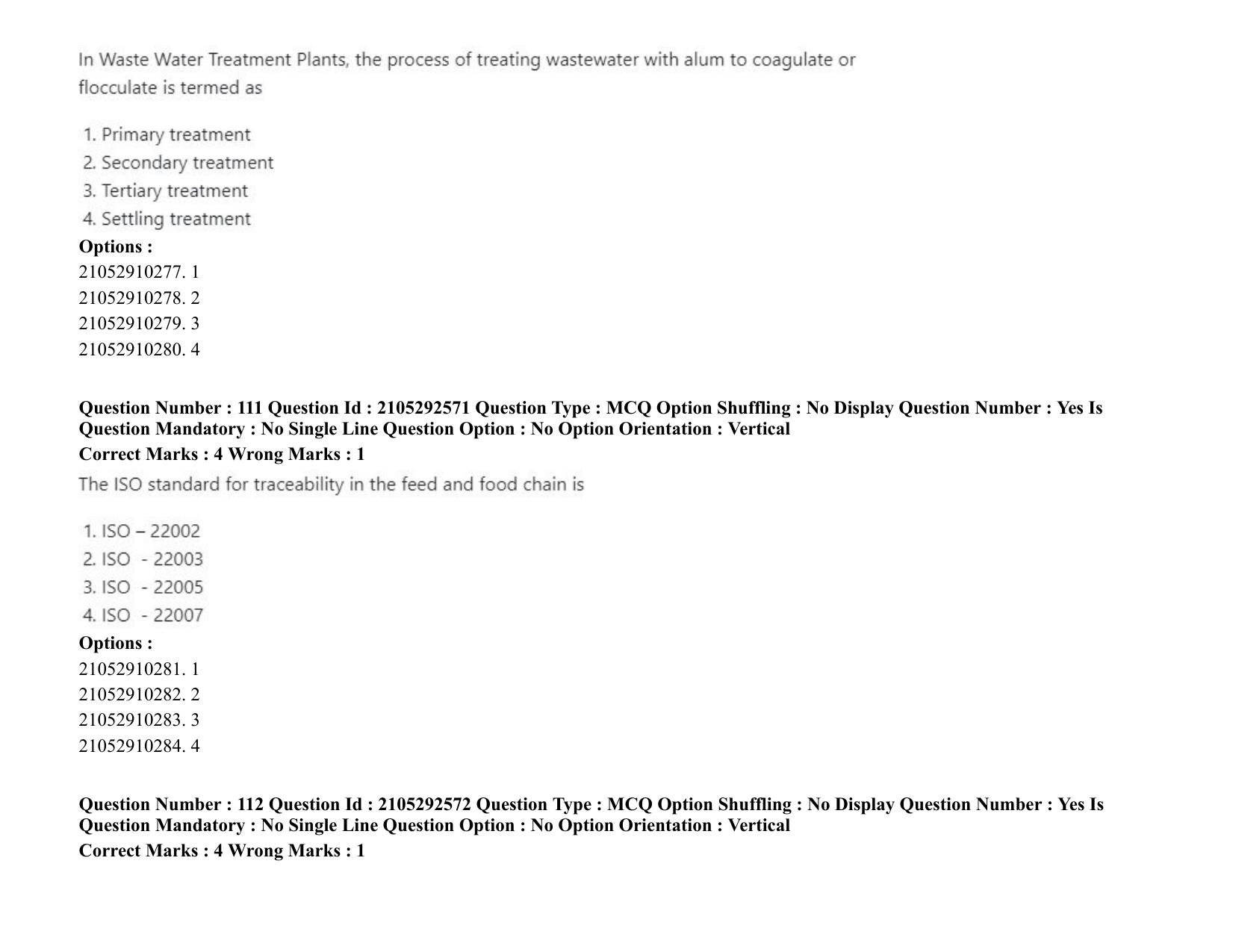 ICAR AIEEA PG 2020 FOOD SCIENCE TECHNOLOGY Question Paper - Page 57