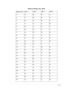 OJEE 2013 Maths Answer Key