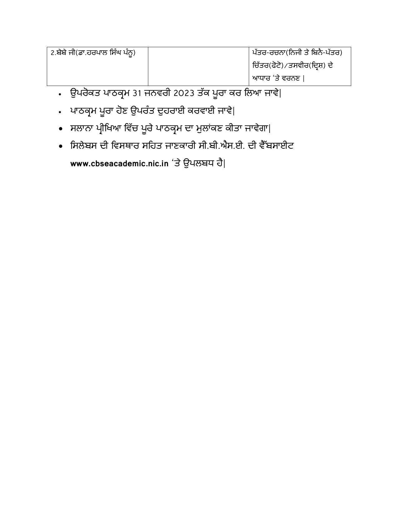 Edudel Class 9 Punjabi Syllabus - Page 2