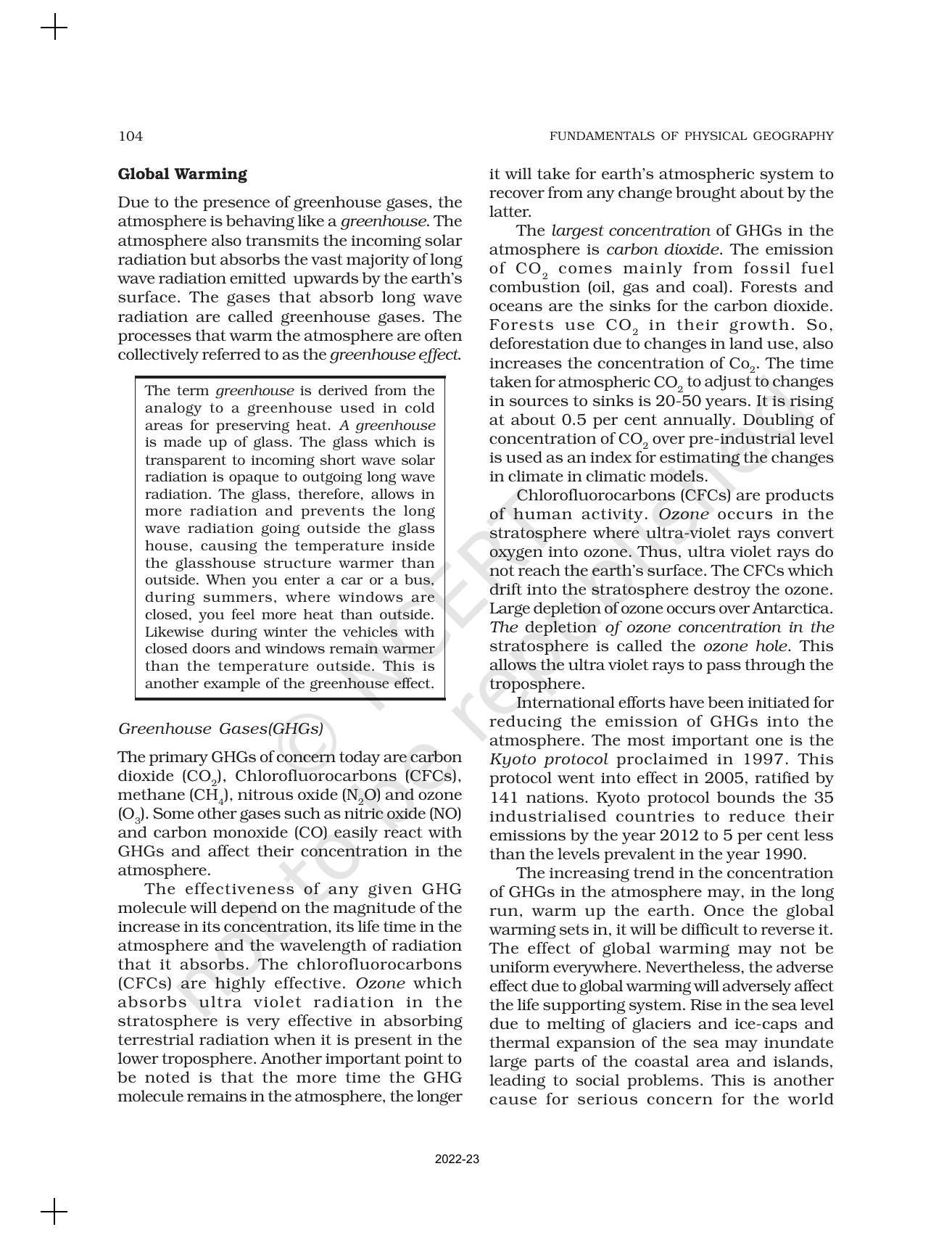 NCERT Book for Class 11 Geography (Part-I) Chapter 12 World Climate and Climate Change - Page 6