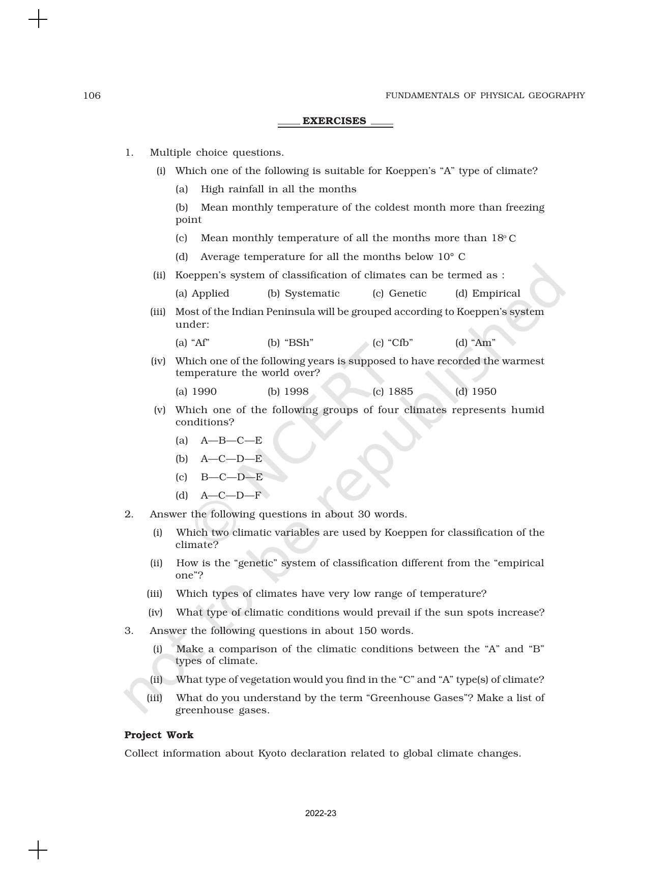 NCERT Book for Class 11 Geography (Part-I) Chapter 12 World Climate and Climate Change - Page 8
